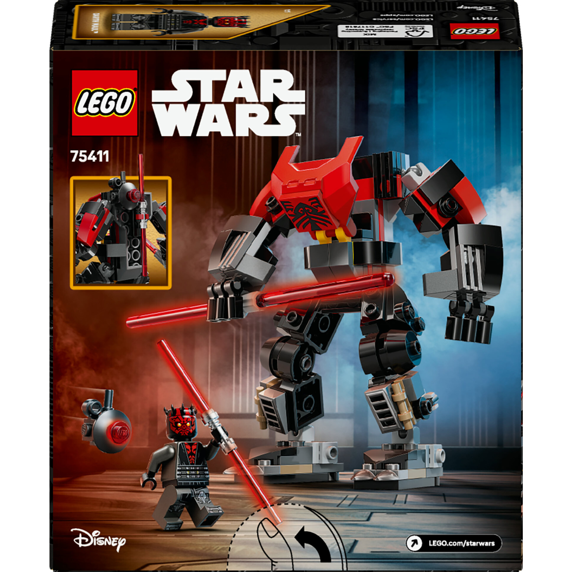Lego star wars 75411 mech darth maul: action figure, spada laser 6+ - LEGO® Star Wars™, Lego, Star Wars