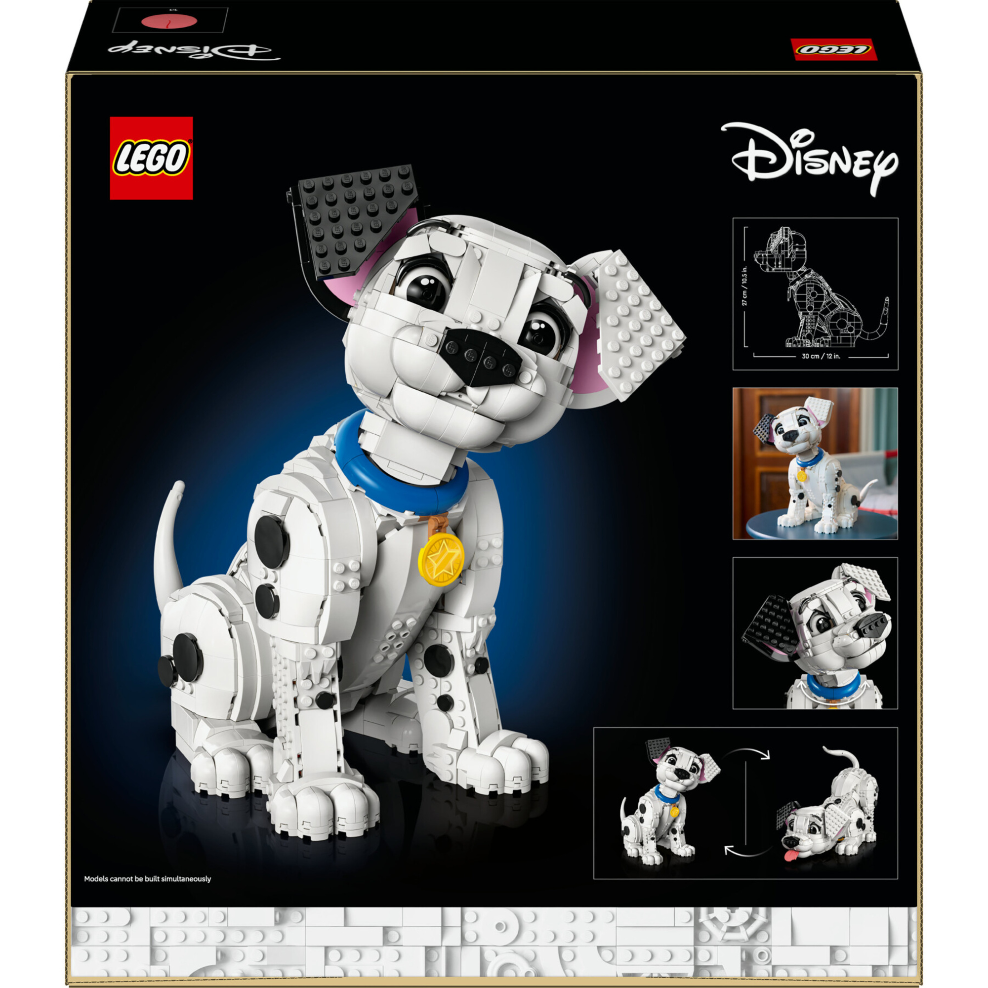 Lego disney 43269 cucciolo 101: kit modellismo personalizzabile adulti - Disney, Lego