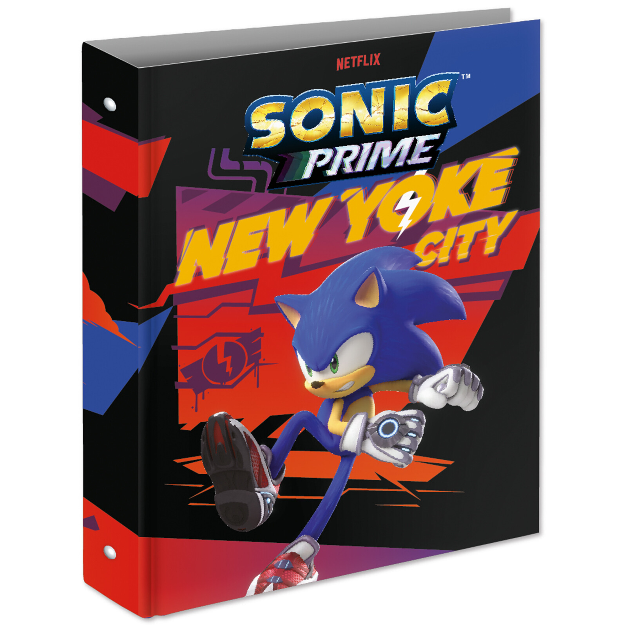 Raccoglitore anelli a4 maxi d30 # sonic prime - SEVEN, Sonic