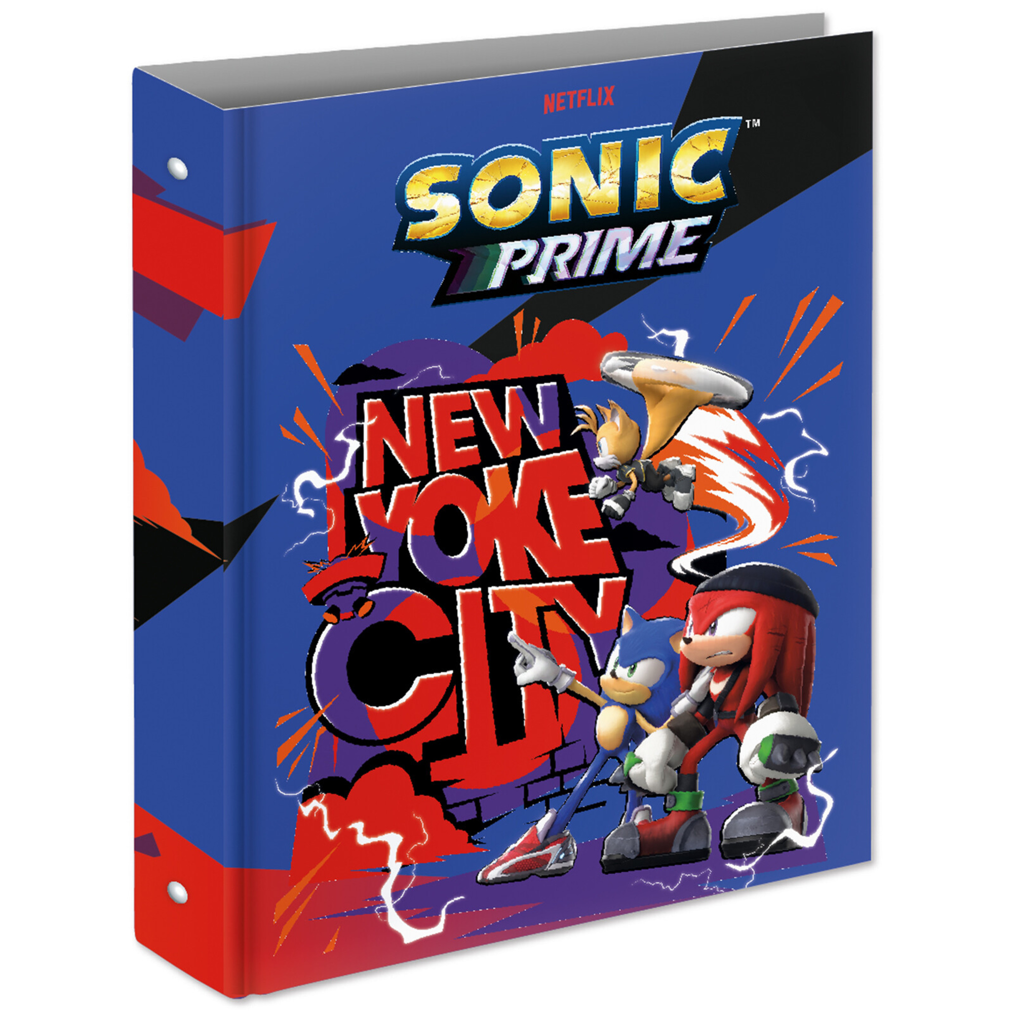 Raccoglitore anelli a4 maxi d30 # sonic prime - SEVEN, Sonic