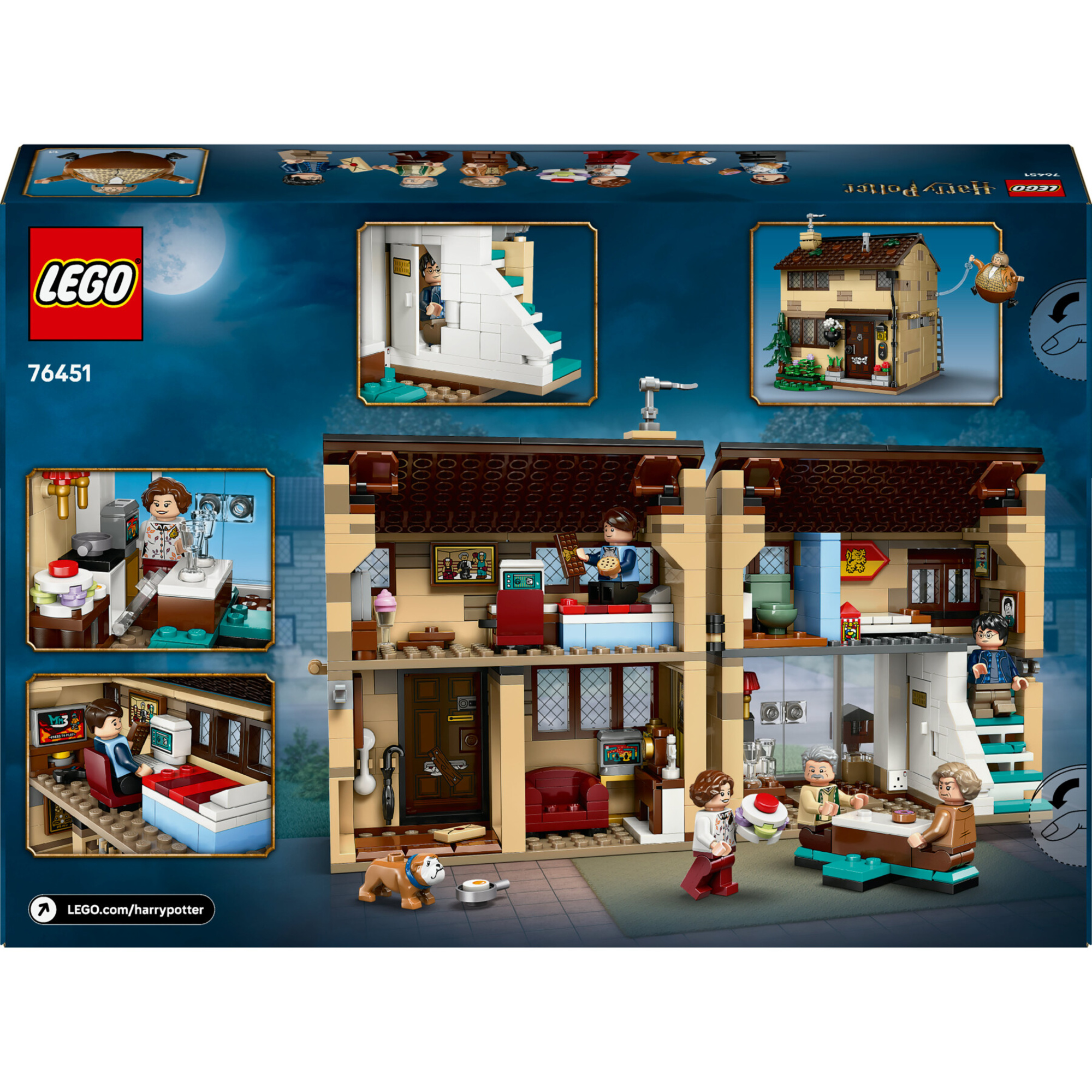 Lego harry potter 76451 privet drive: visita marge, 6 personaggi 8+ - LEGO® Harry Potter™, Lego