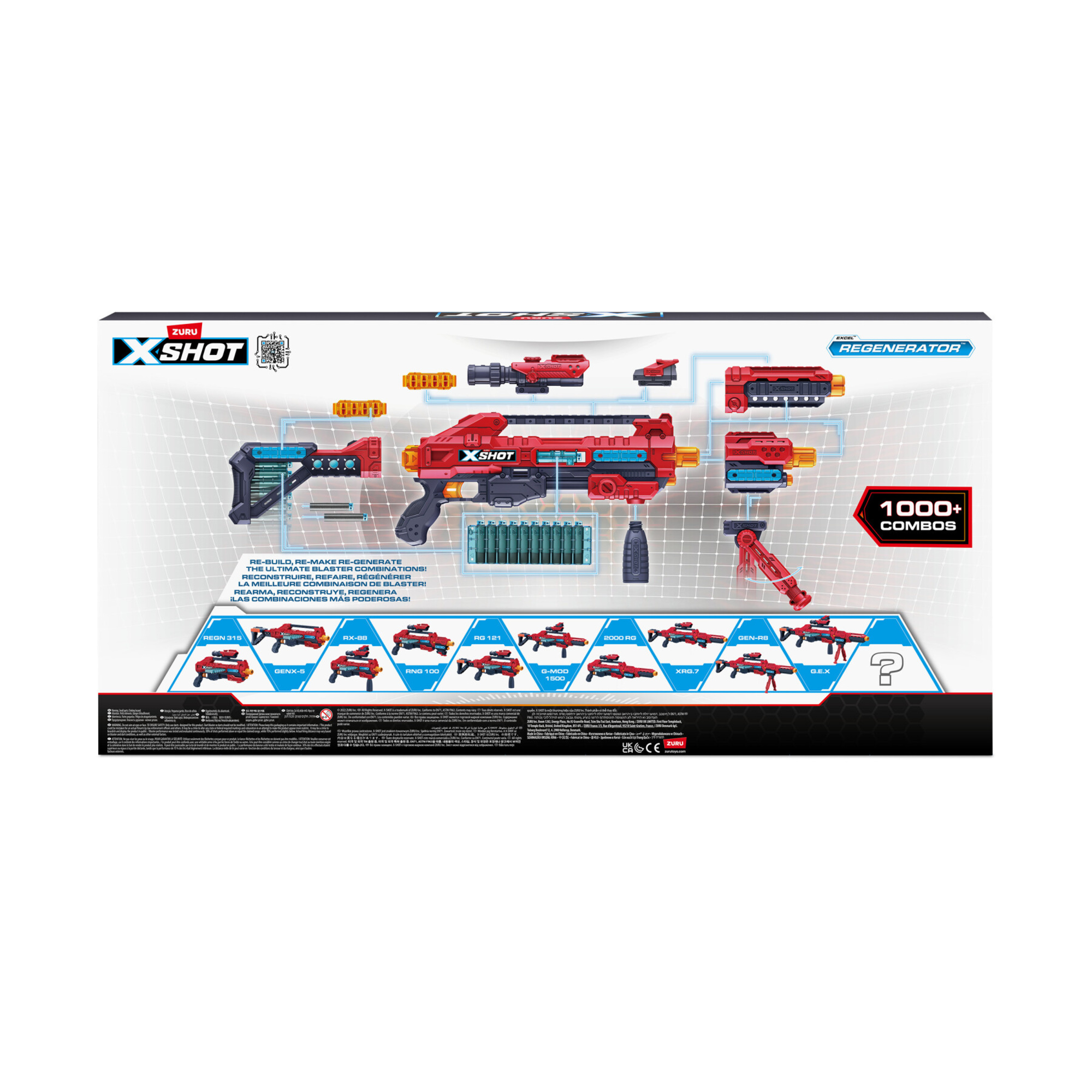 X-shot excel regenerator: blaster giocattolo - X-SHOT