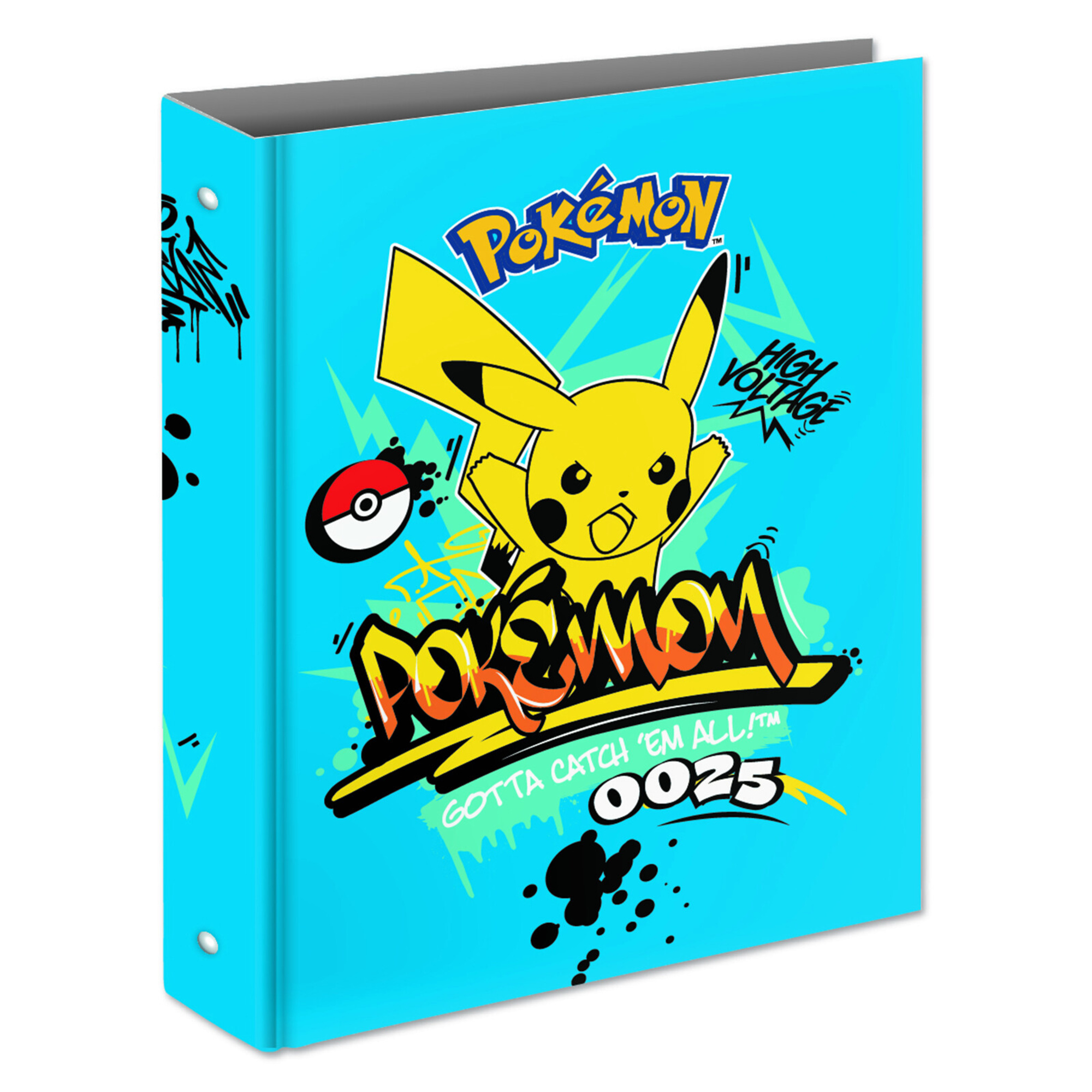 Raccoglitore  anelli a4 maxi d30 # pokemon - POKEMON, SEVEN
