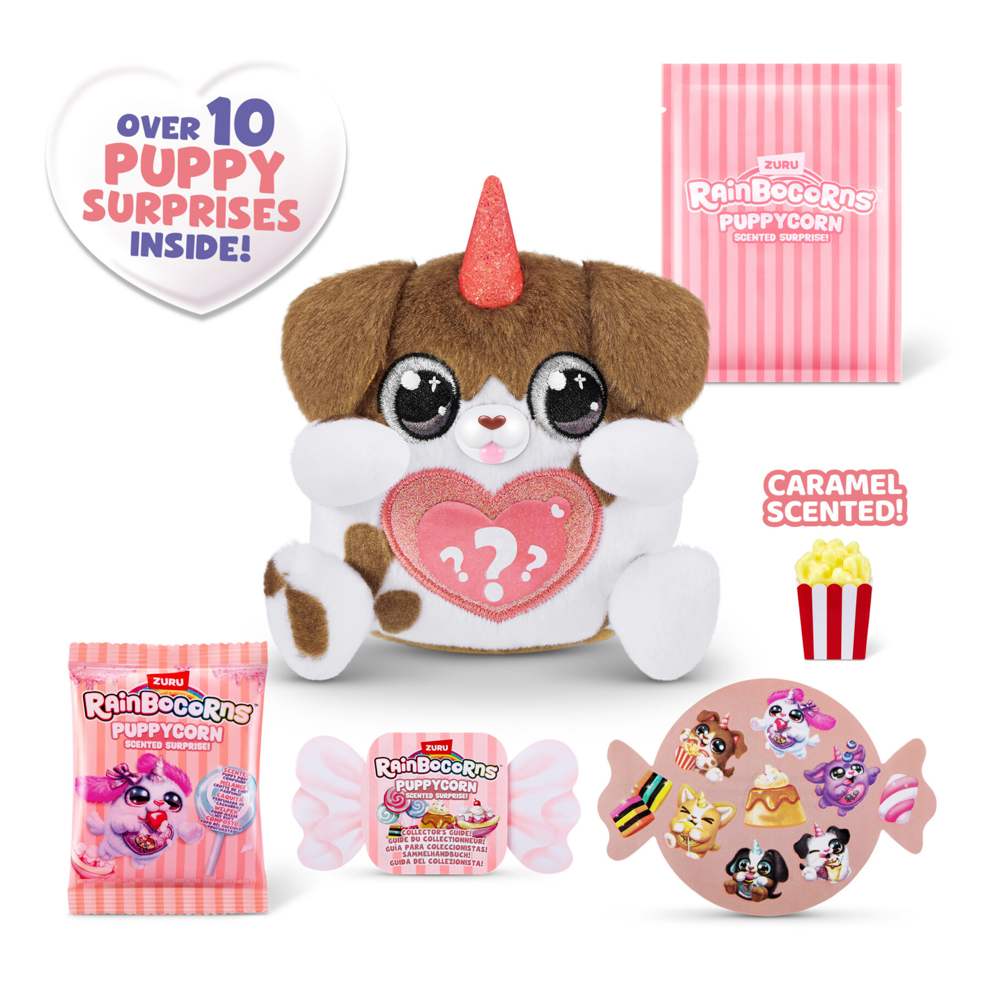 Rainbocorns puppycorn plush small s8: peluche cucciolo sorpresa - assortito - RAINBOCORNS