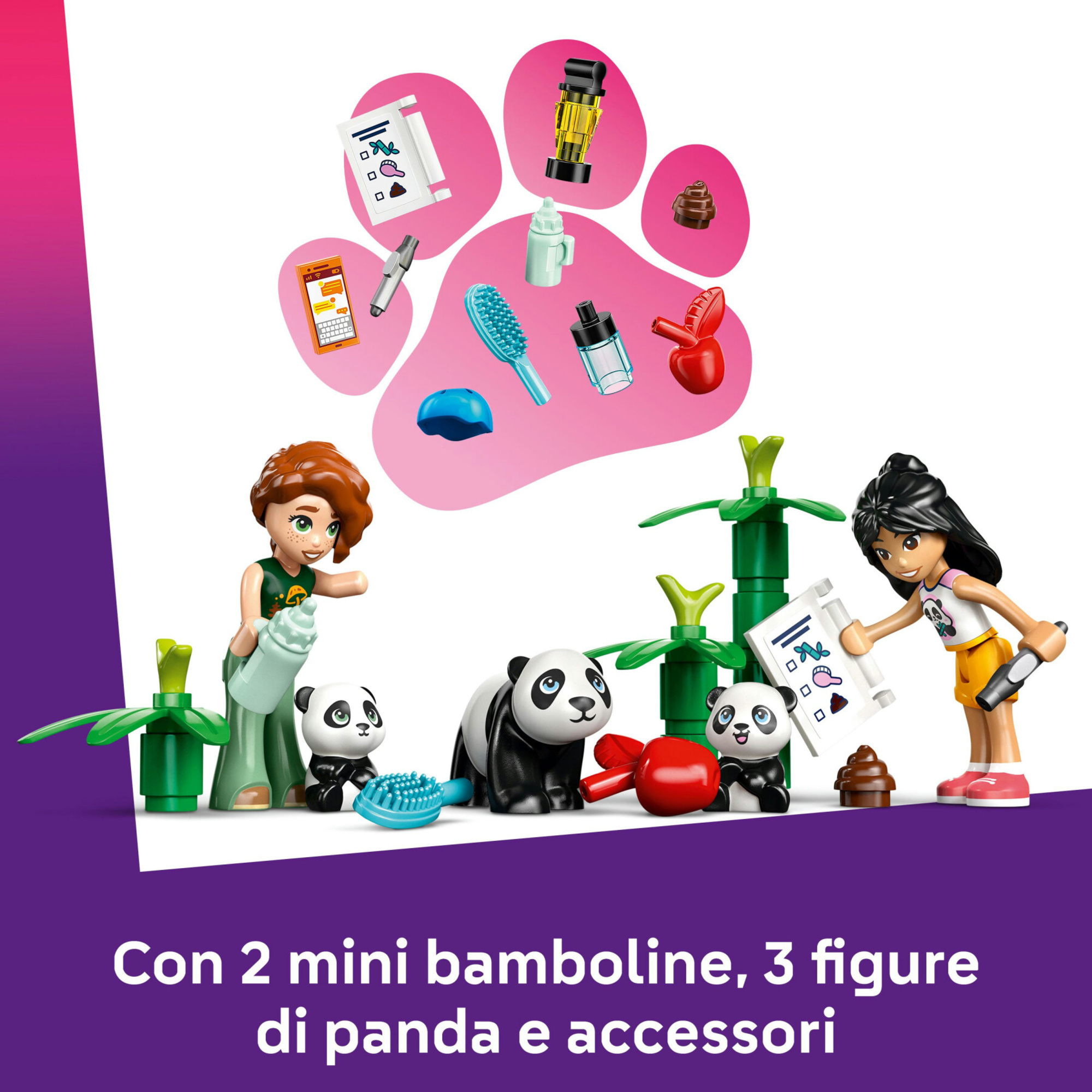 Lego friends 42648 santuario panda: casa albero, veicolo, 2 doll - LEGO FRIENDS