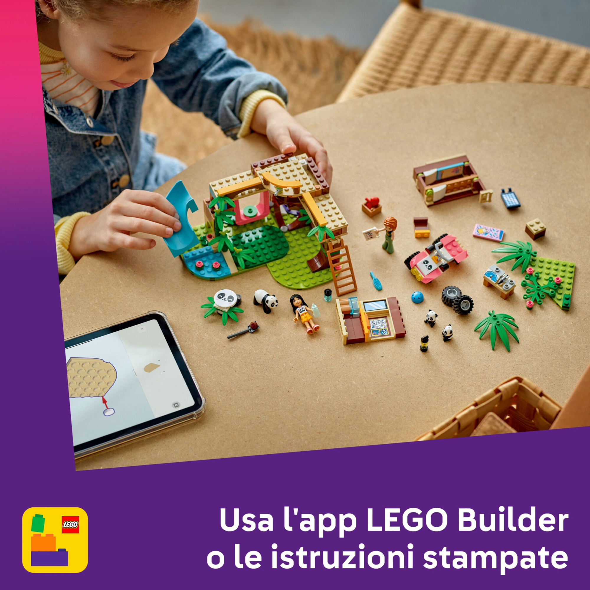 Lego friends 42648 santuario panda: casa albero, veicolo, 2 doll - LEGO FRIENDS