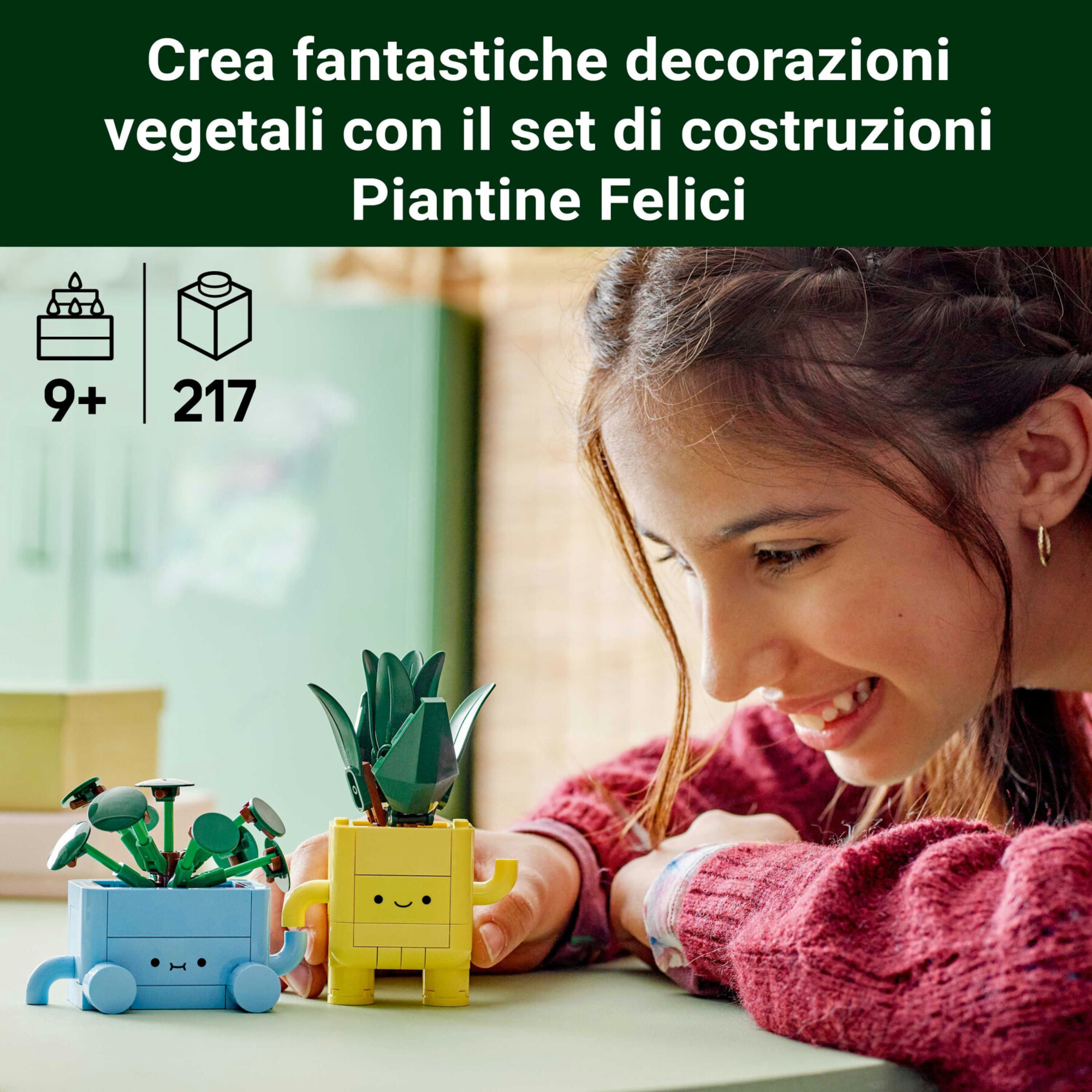 Lego botanicals - 10349  - piantine felici - LEGO ICONS BOTANICAL