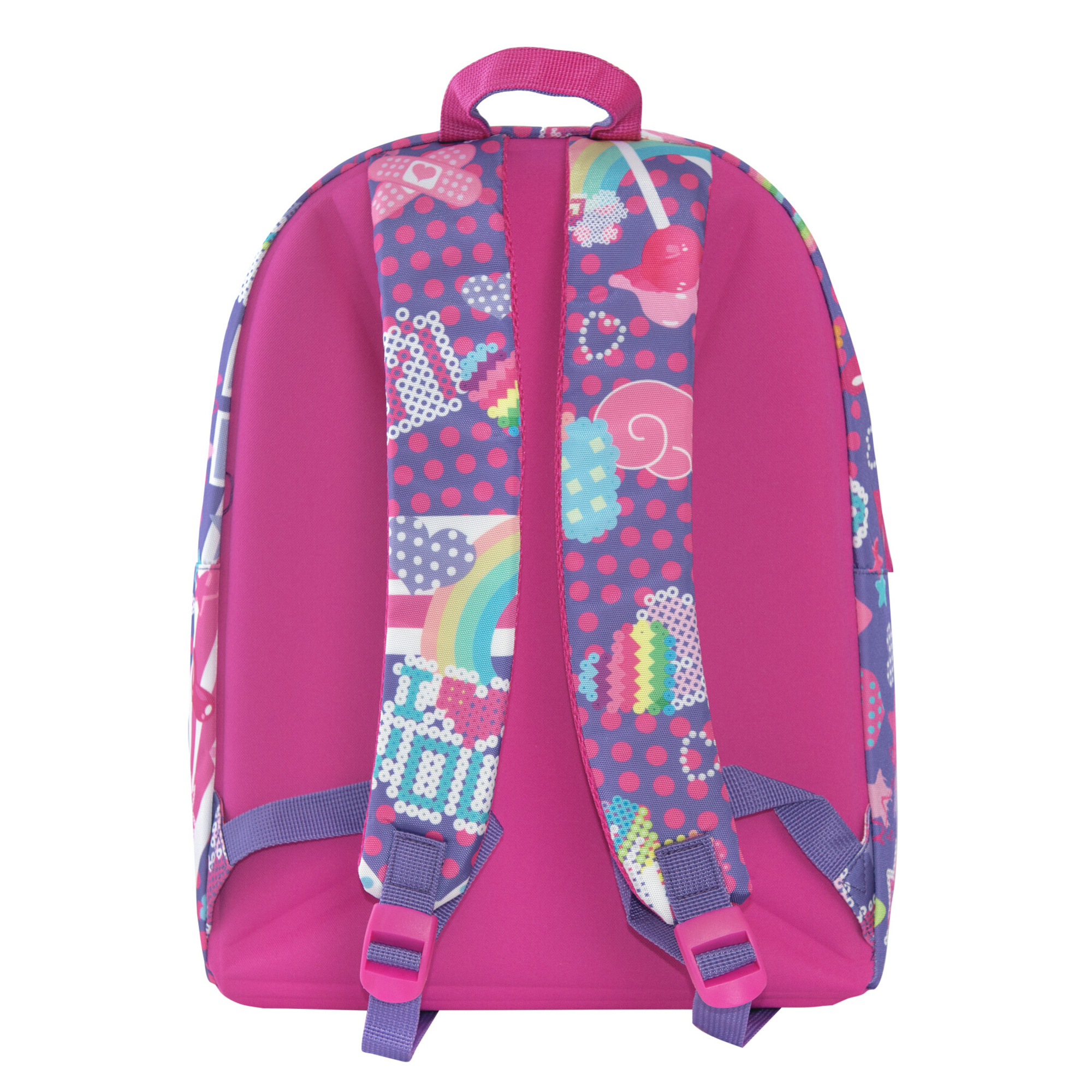 Zaino scuola comix ultra bright harayuku girl con pannello led personalizzabile e ricaricabile - COMIX