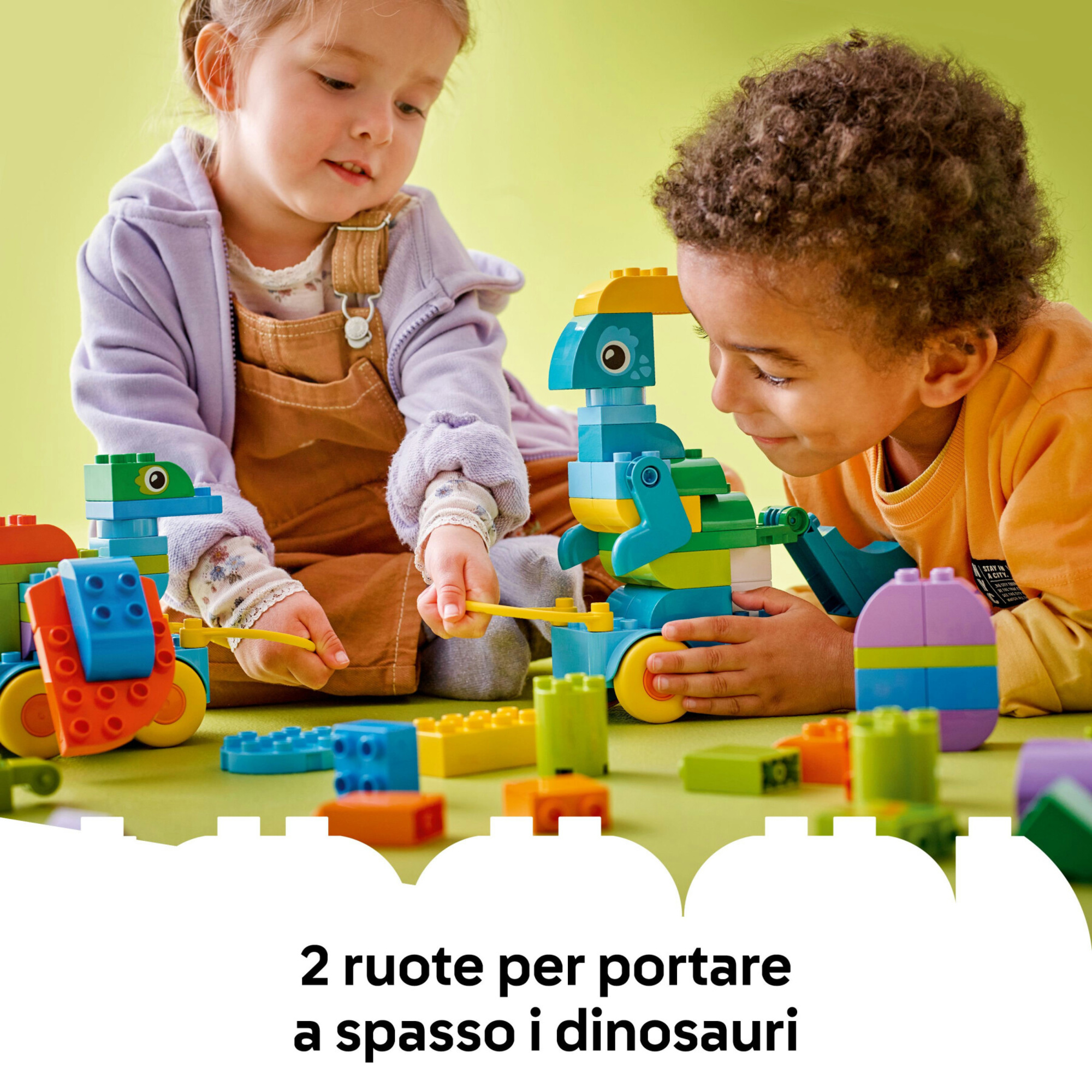 Lego duplo 10451 dinosauri ruote 3in1: costruisci 3 coppie 3+ - LEGO DUPLO, Lego