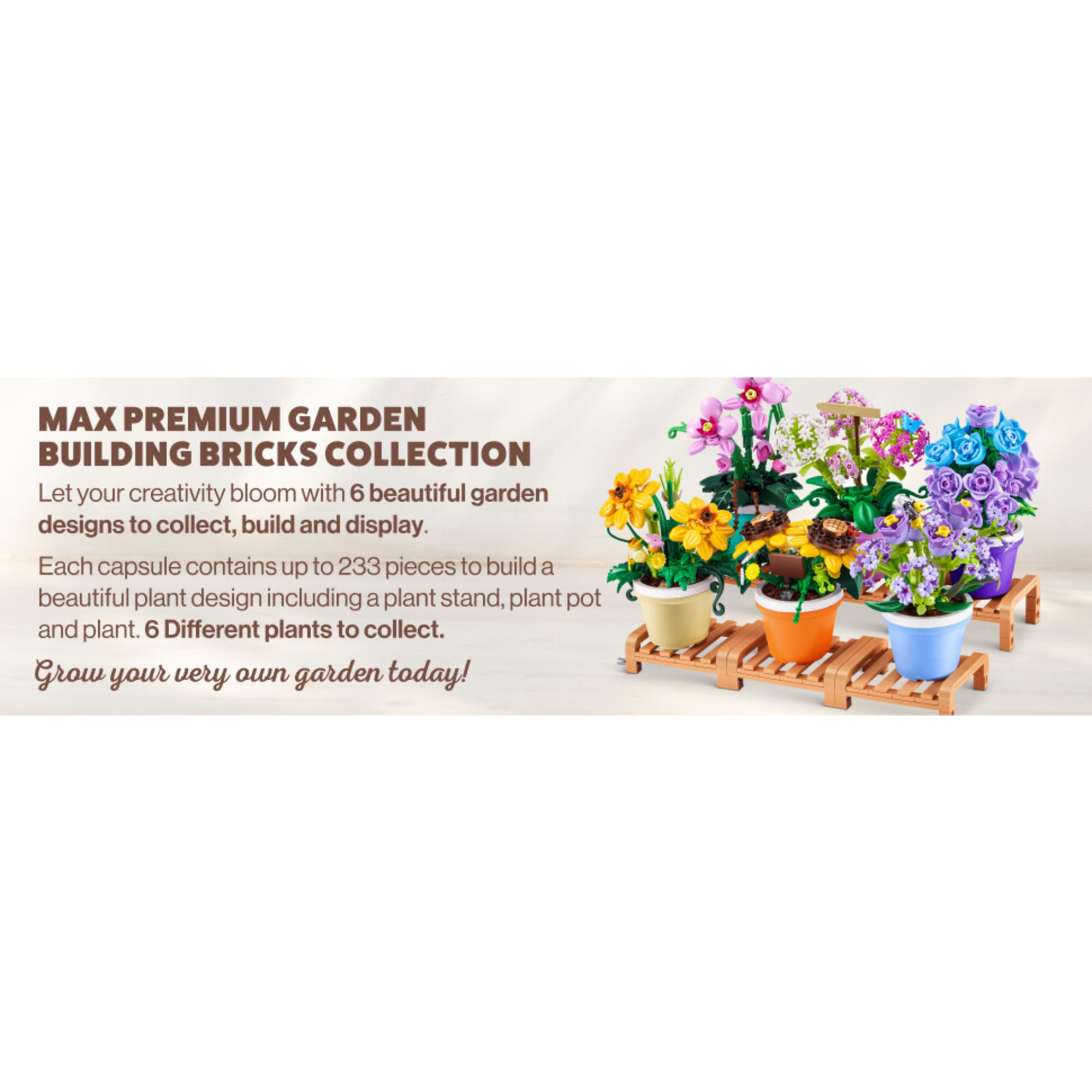 Max garden 4 pack: set da giardinaggio per bambini - assortito - DB LINE