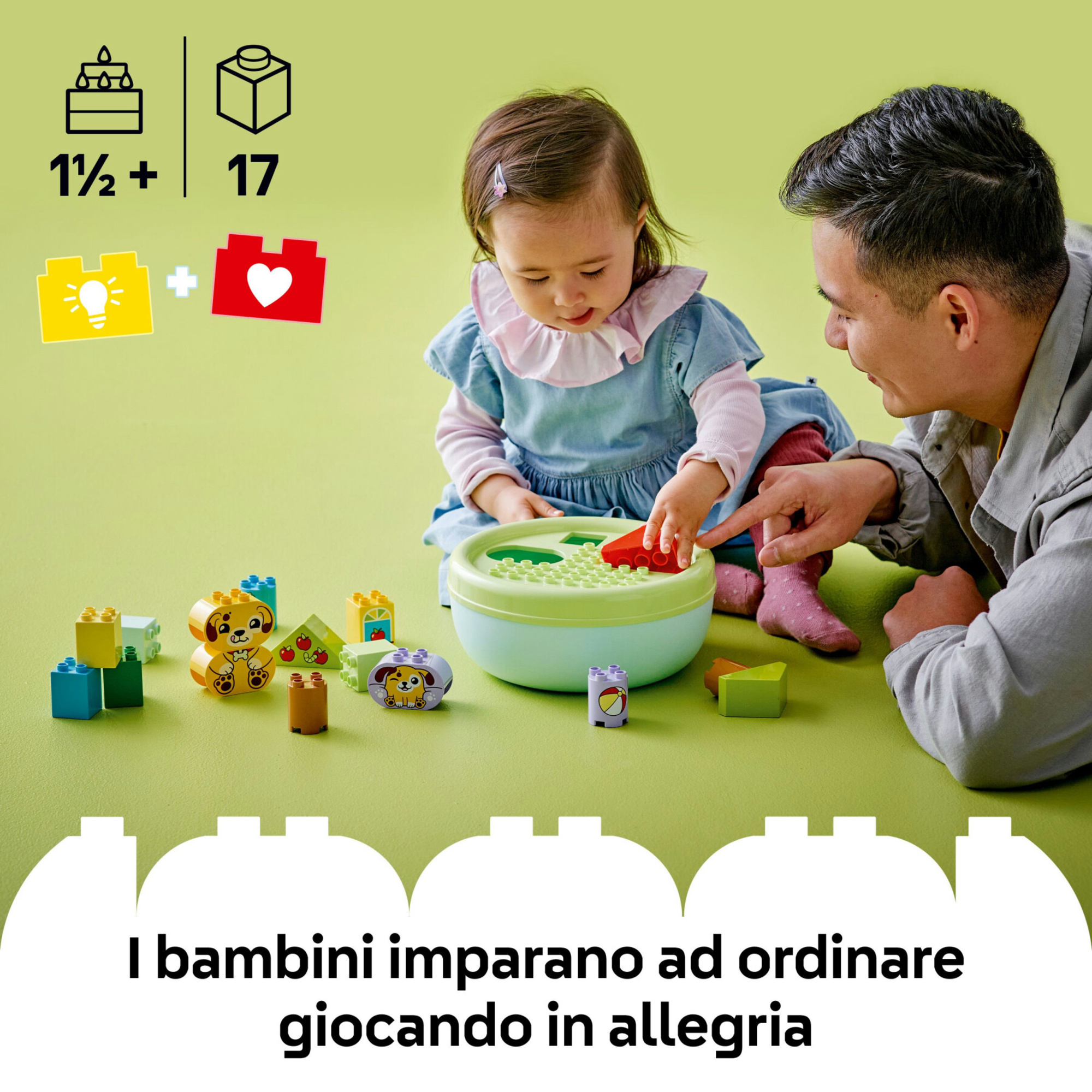 Lego duplo 10441 smista-forme cucciolo: educativo, motricità 18m+ - LEGO DUPLO, Lego