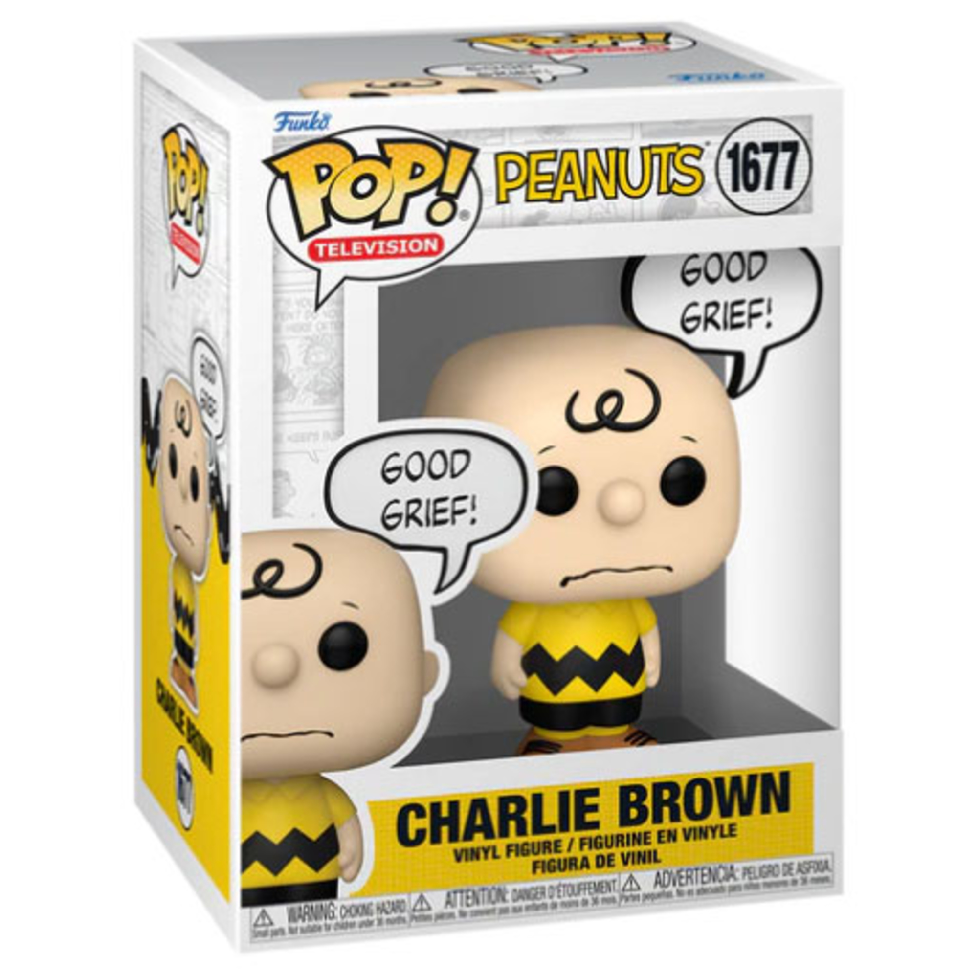 Funko pop - peanuts charlie brown - good grief 1677 - PEANUTS