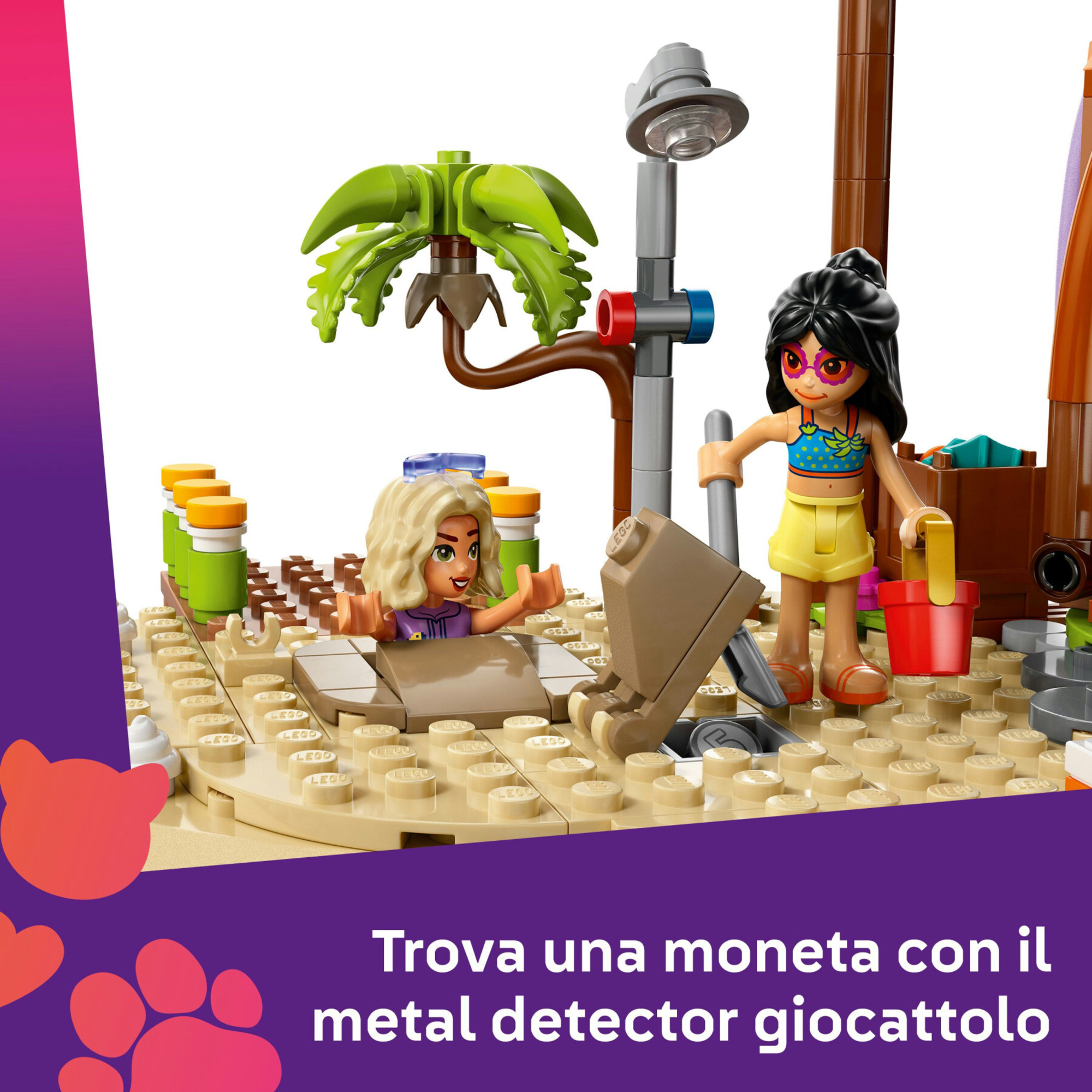 Lego friends 42673 vacanza beach resort: 6 mini bamboline 8+ - LEGO FRIENDS