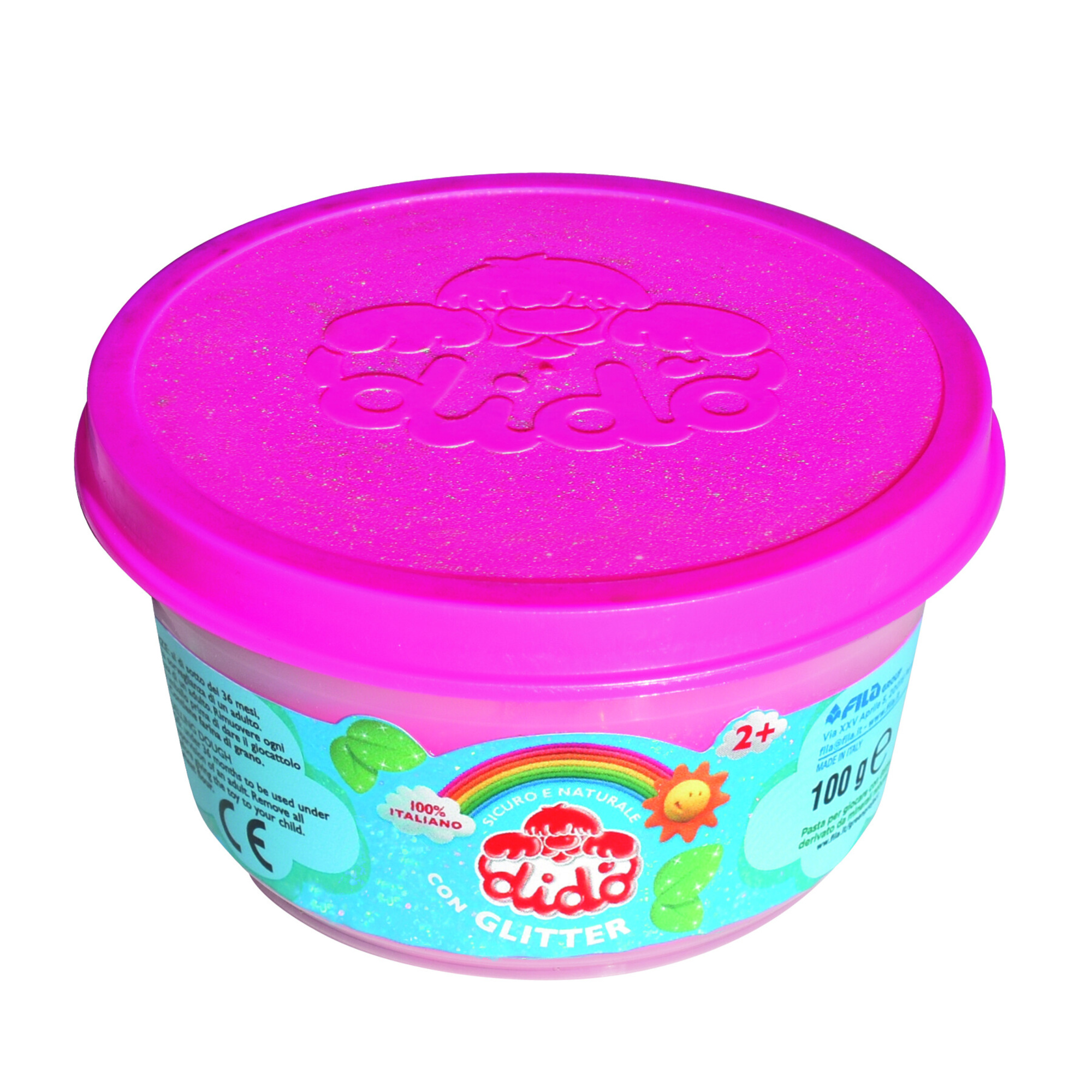 Barattolo didò glitter 100g (5 colori glitter disponibili) - FILA