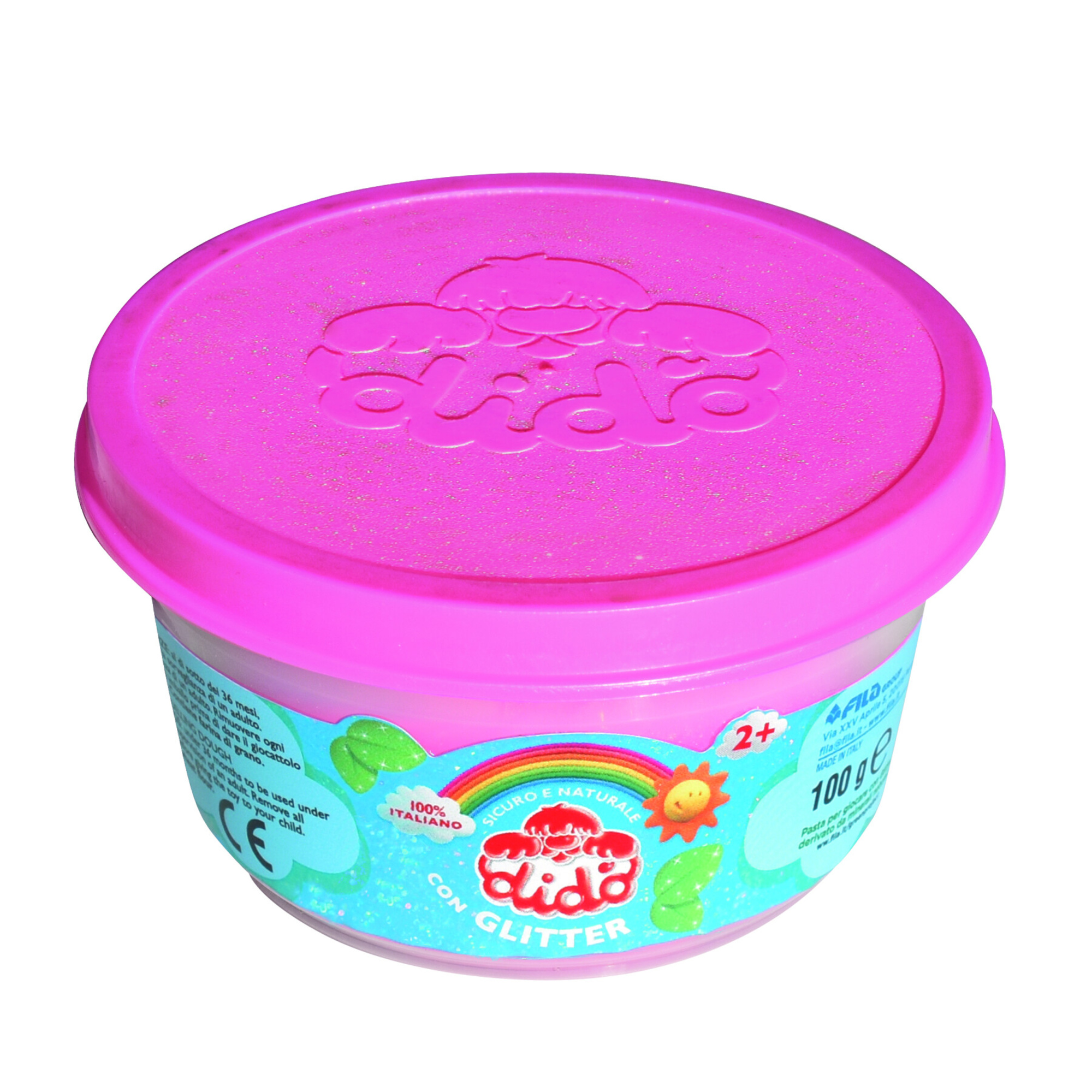 Barattolo didò glitter 100g (5 colori glitter disponibili) - FILA