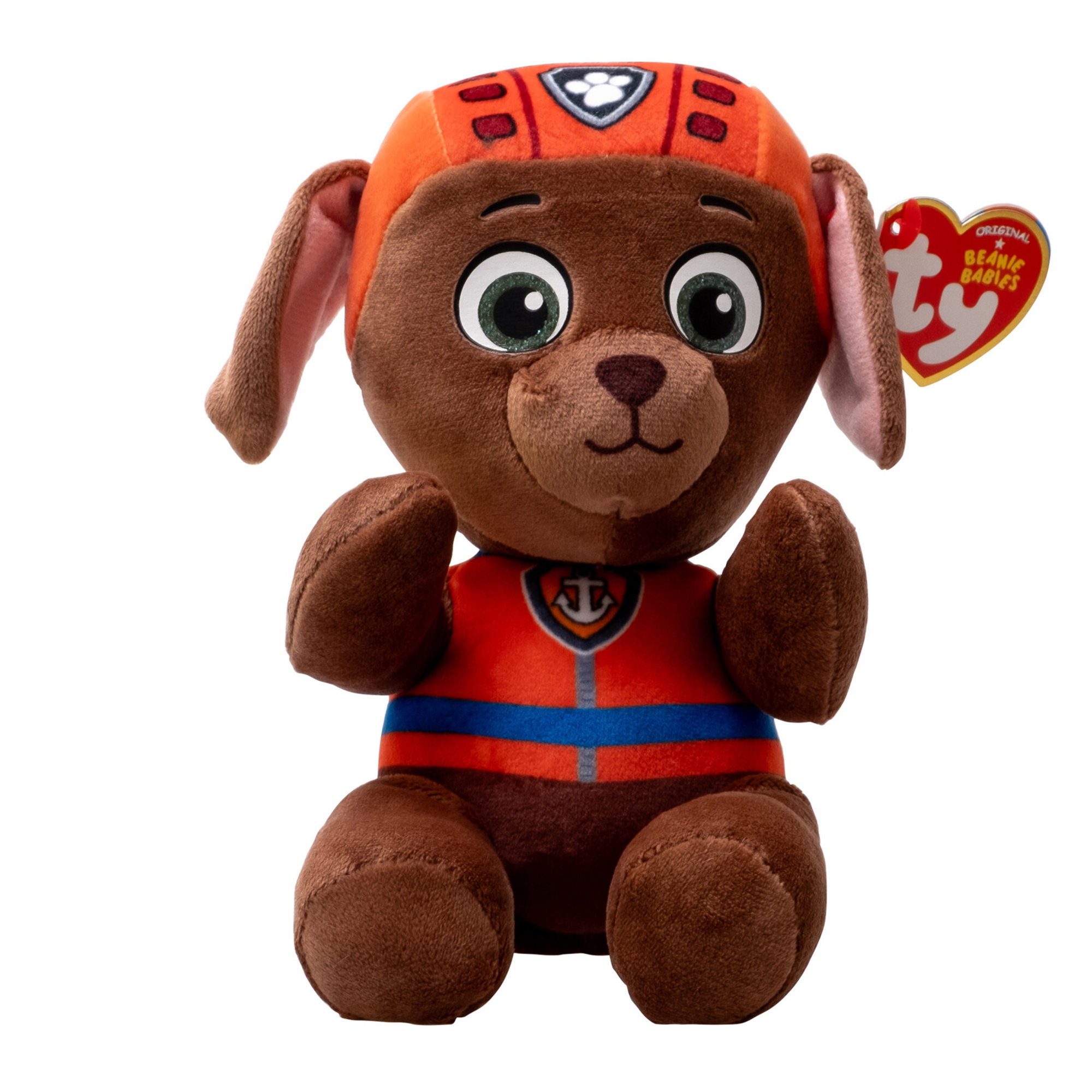 Ty - collezione paw patrol, zuma, tutti gli eroi della squadra dei cuccioli in versione floppy, morbido peluche da collezionare- 20 cm - t44026 - TY, Paw Patrol