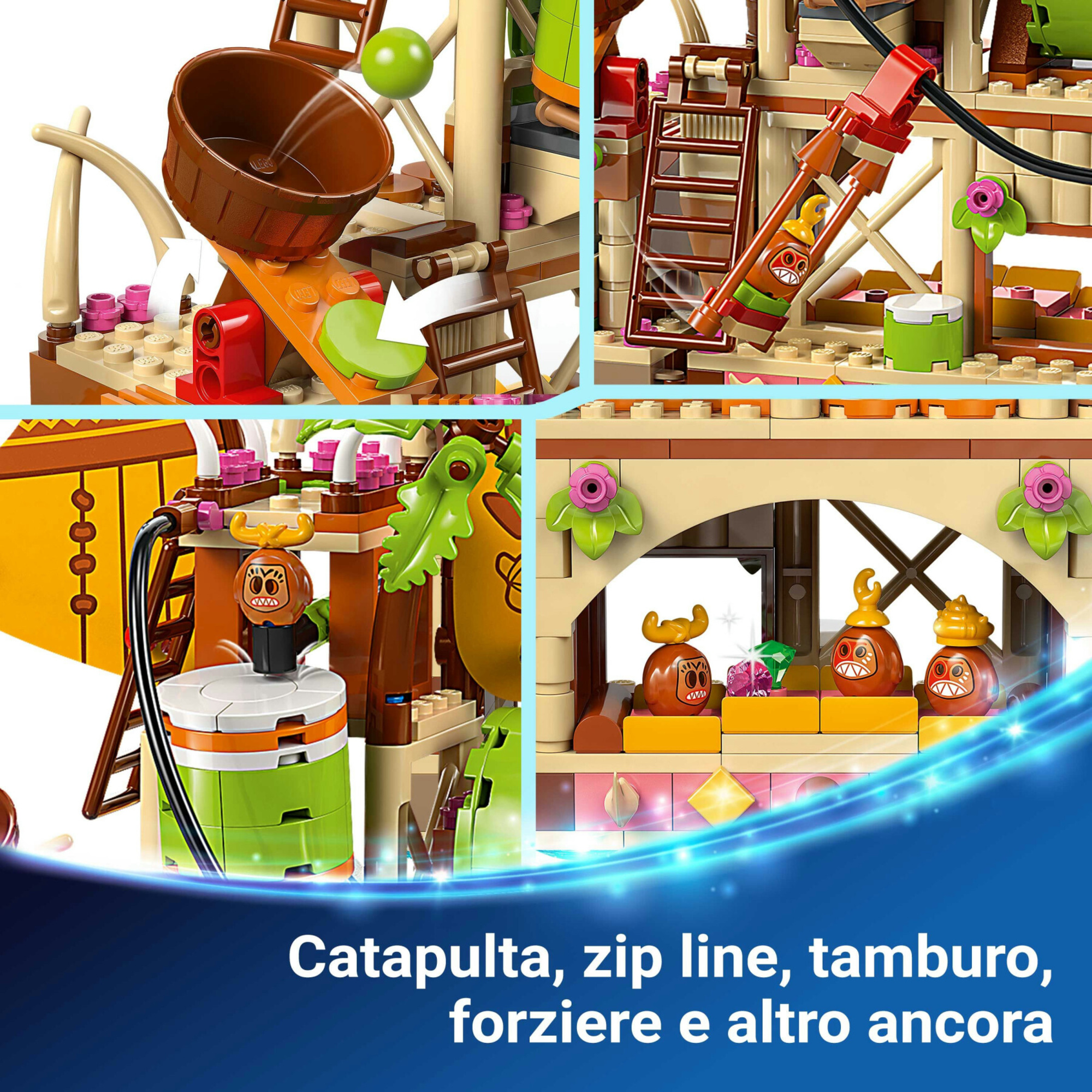 Lego disney oceania 2 43258: barcone kakamora, costruzioni 7+ - Lego