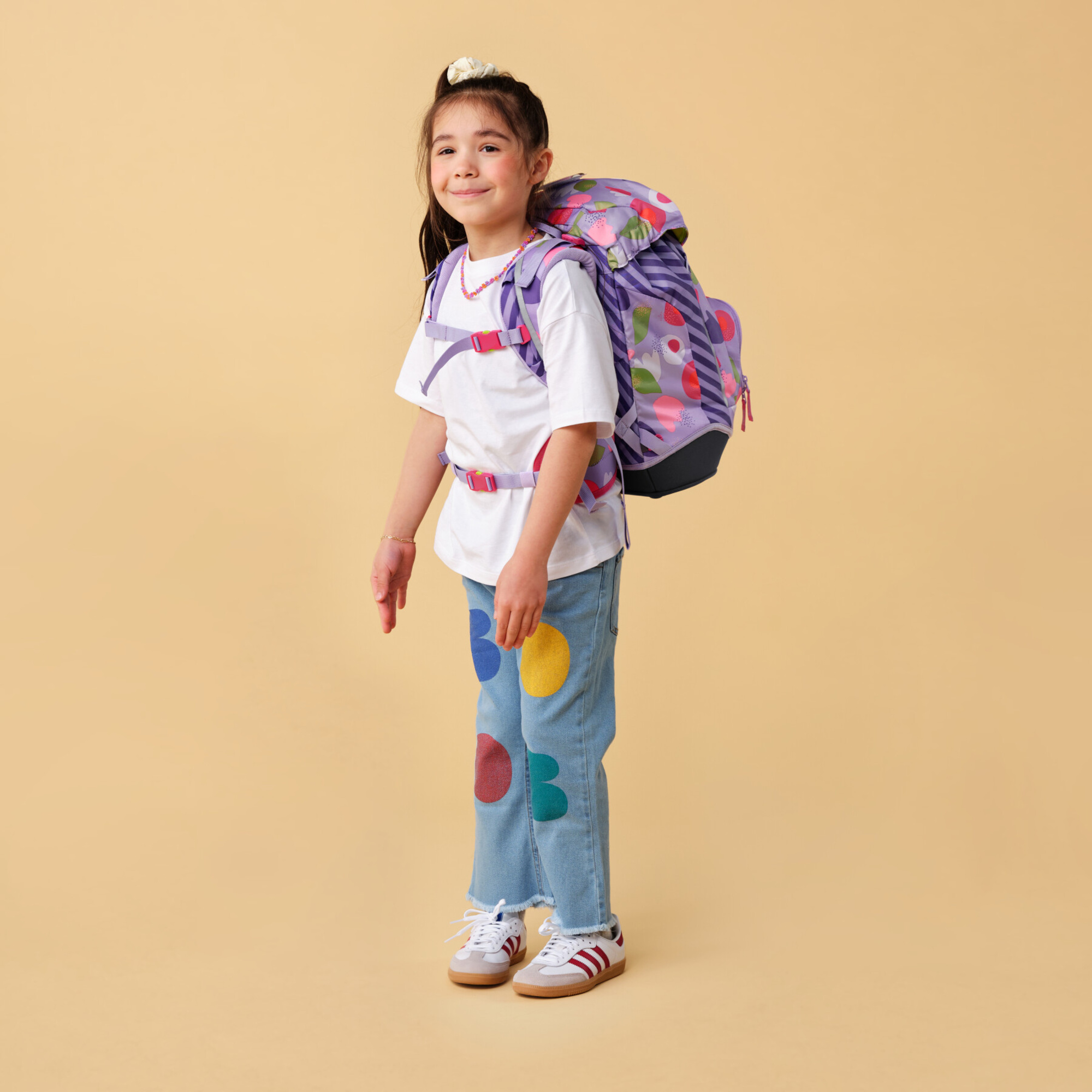 Ergobag prime flower powbear zaino ergonomico ed ecosostenibile per la scuola elementare - Ergobag