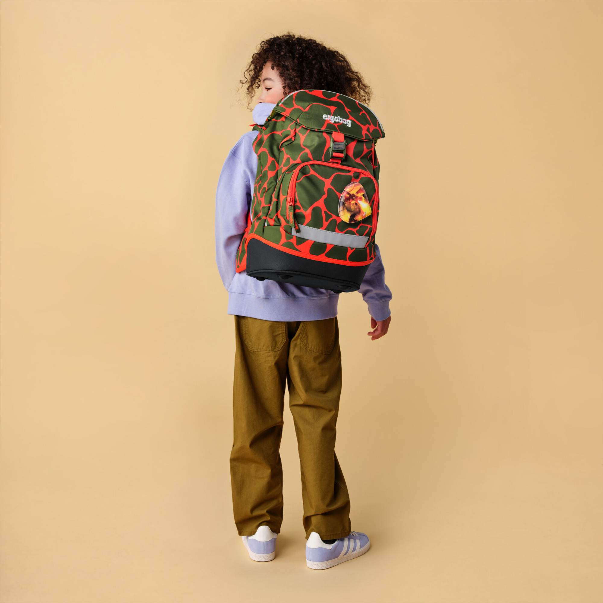 Ergobag prime fire dragonbear zaino ergonomico ed ecosostenibile per la scuola elementare - Ergobag