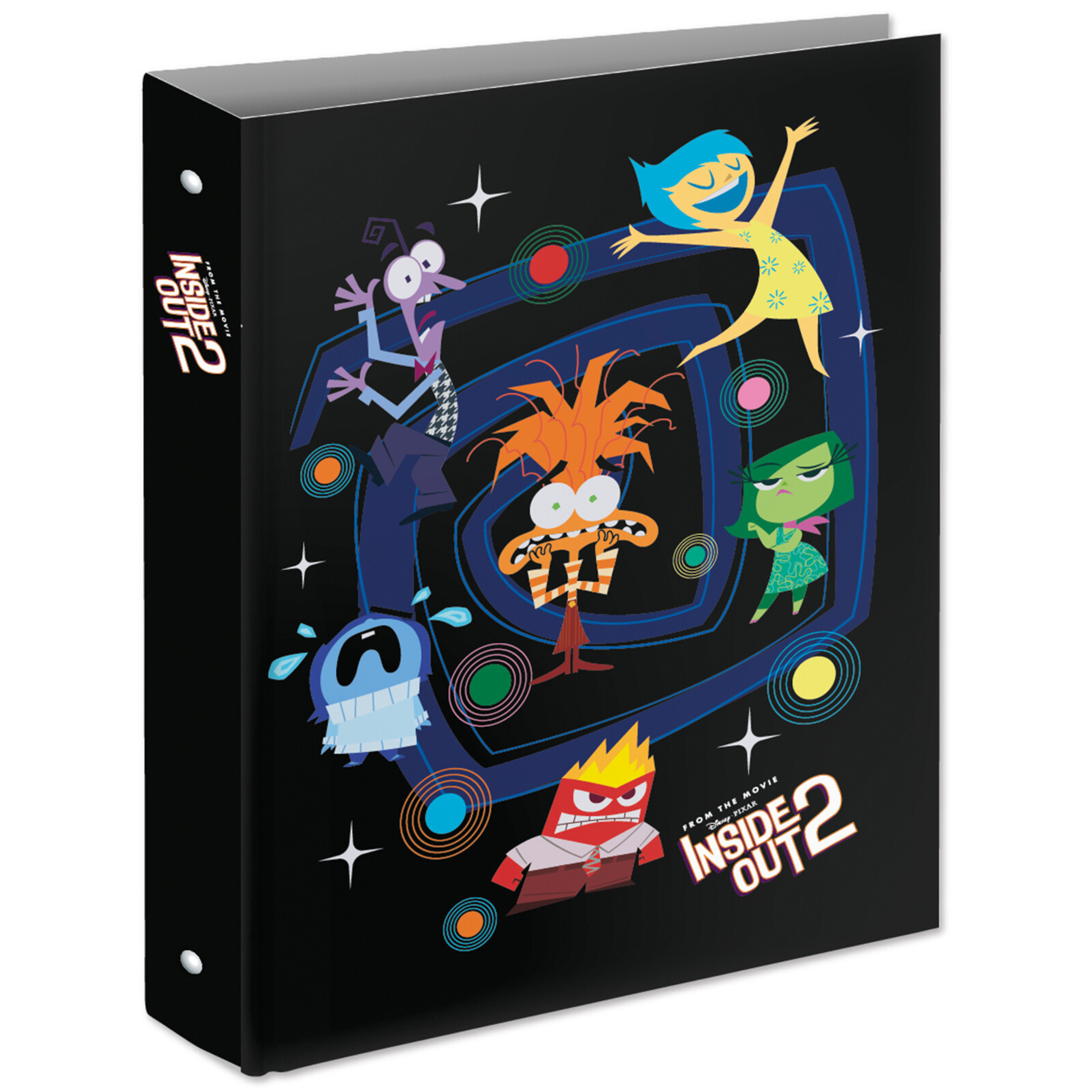 Raccoglitore  anelli a4 maxi d30 # inside out 2 - SEVEN, Disney