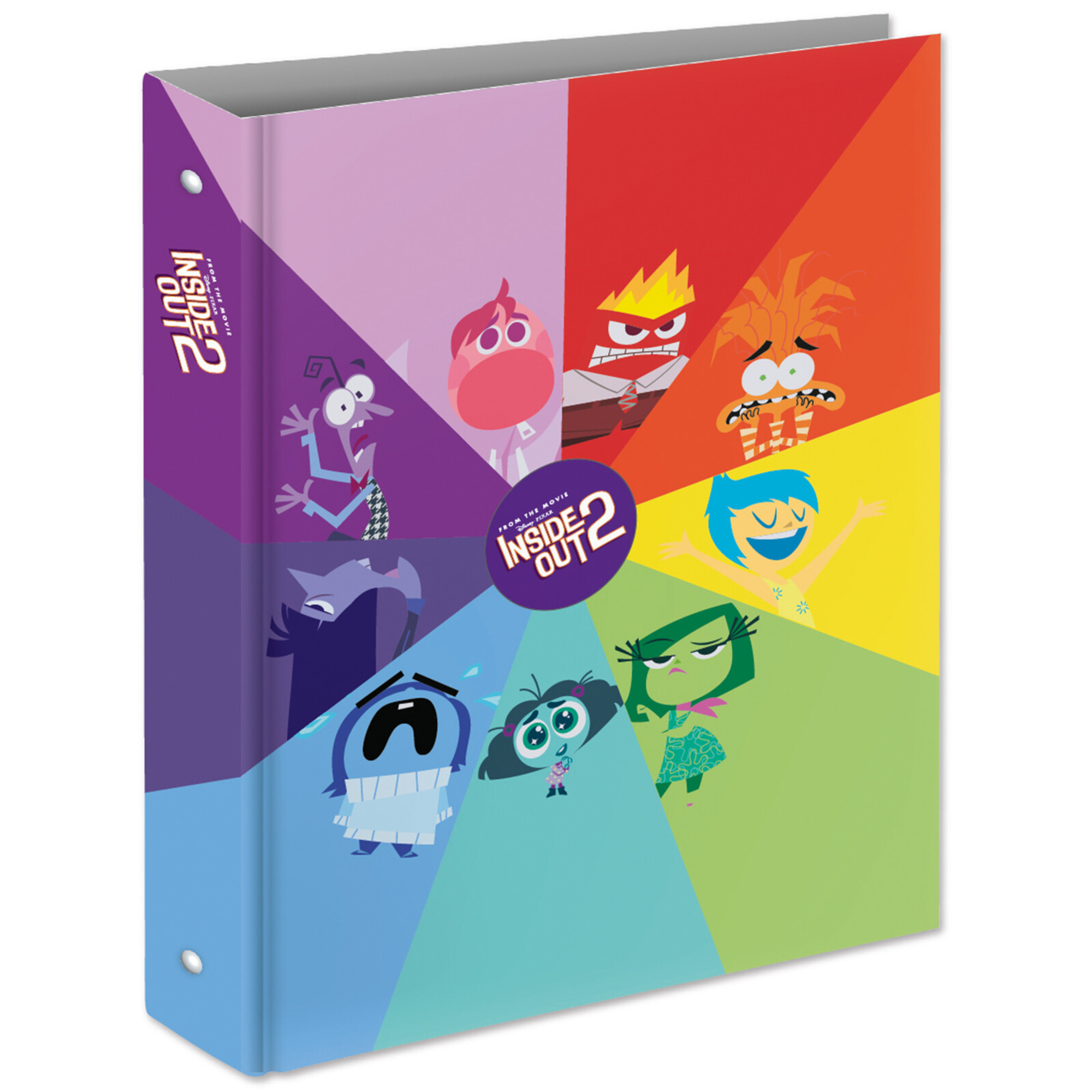 Raccoglitore  anelli a4 maxi d30 # inside out 2 - SEVEN, Disney