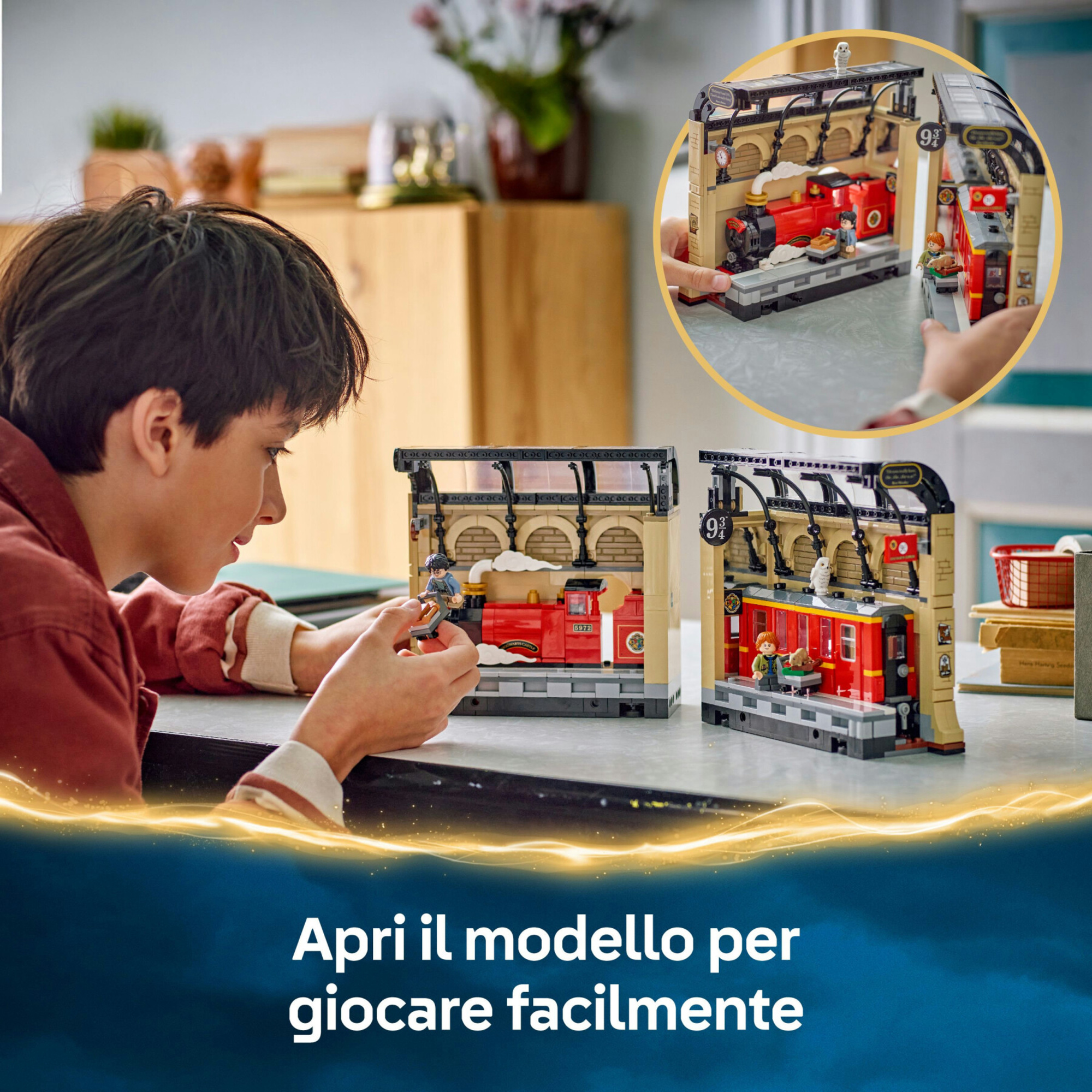 Lego harry potter 76450 book nook hogwarts express: treno, 4 pers. 10+ - LEGO® Harry Potter™, Lego