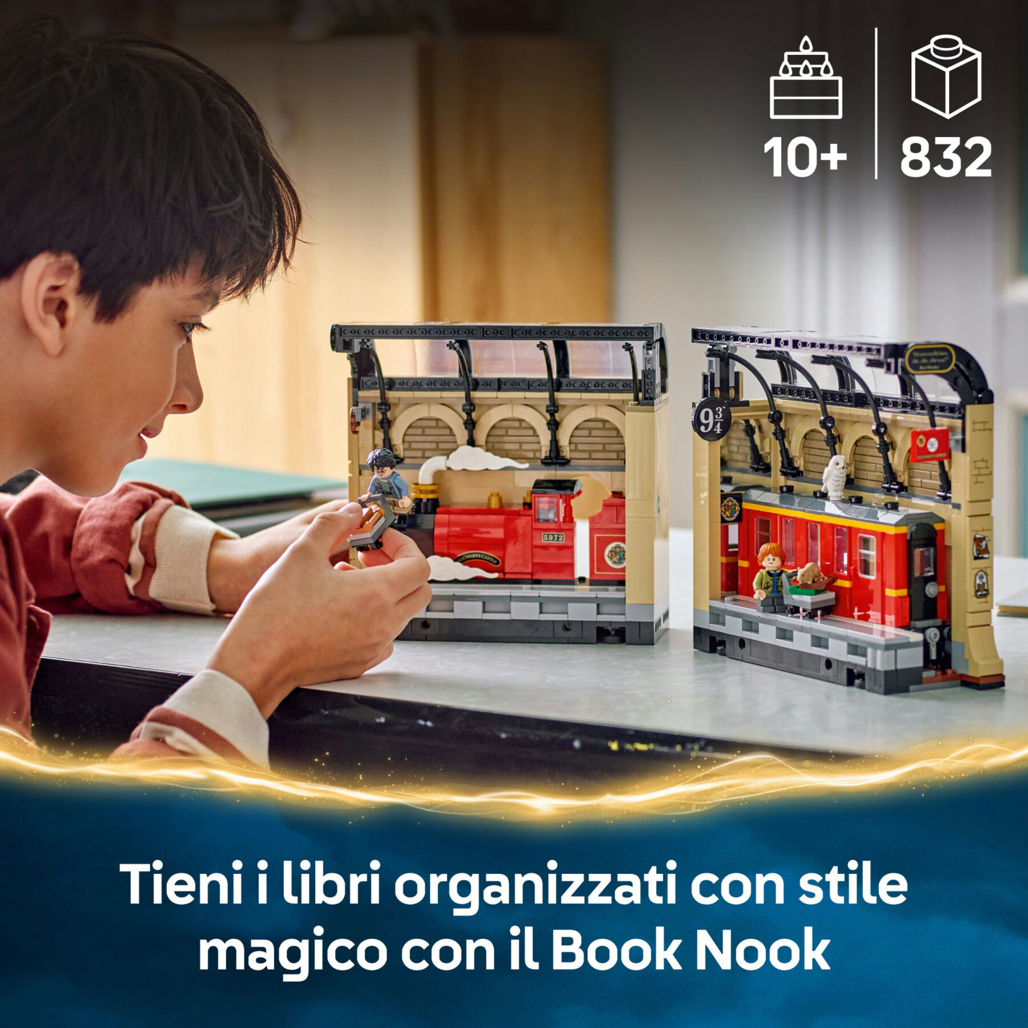 Lego harry potter 76450 book nook hogwarts express: treno, 4 pers. 10+ - LEGO® Harry Potter™, Lego