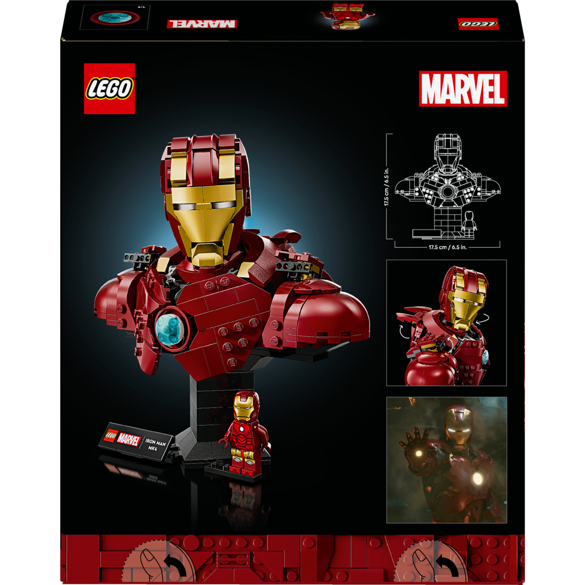 Lego marvel - 76327 - busto di iron man mk4 - LEGO SUPER HEROES, Lego