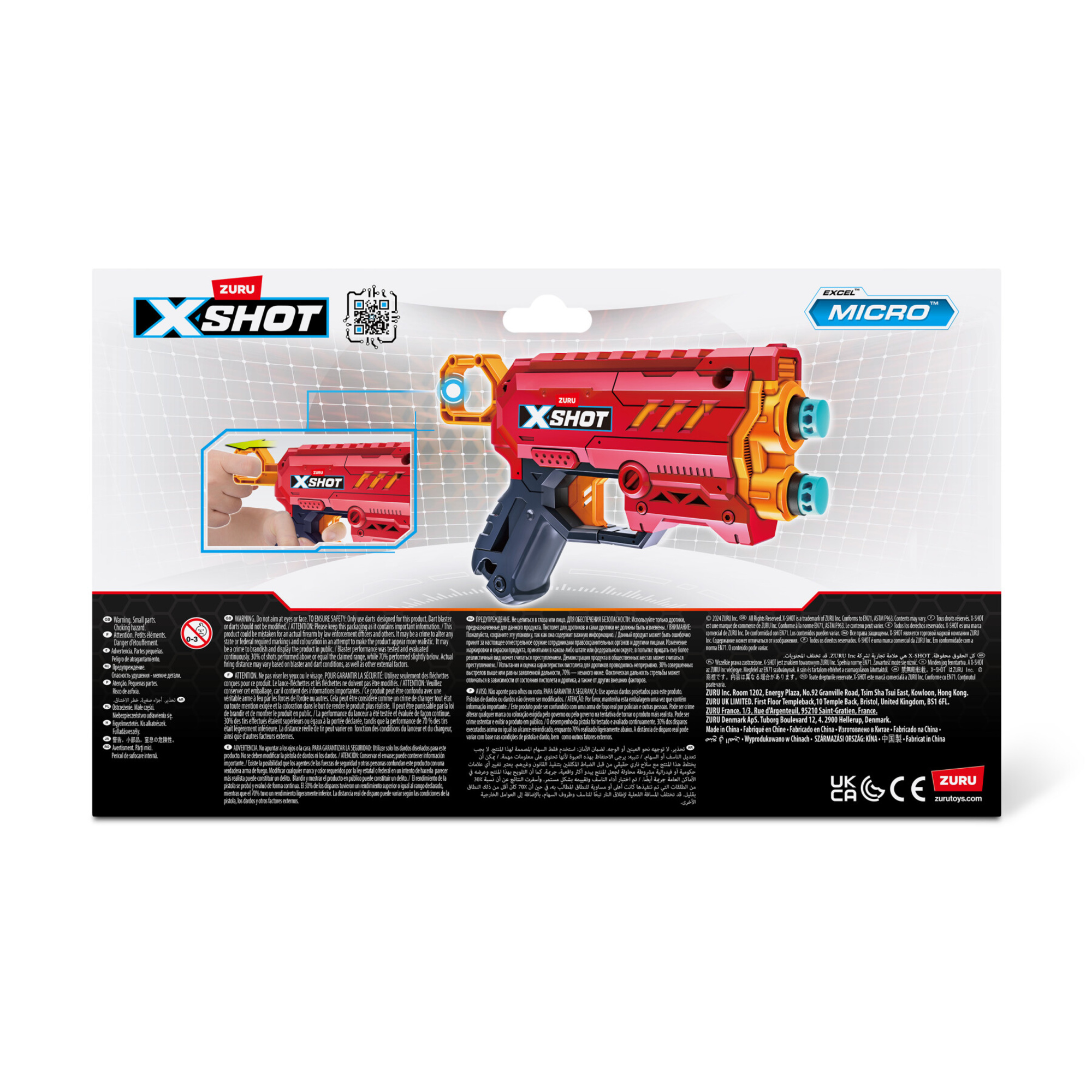 X shot mirco 2 pack: doppia confezione blaster compatti - X-SHOT