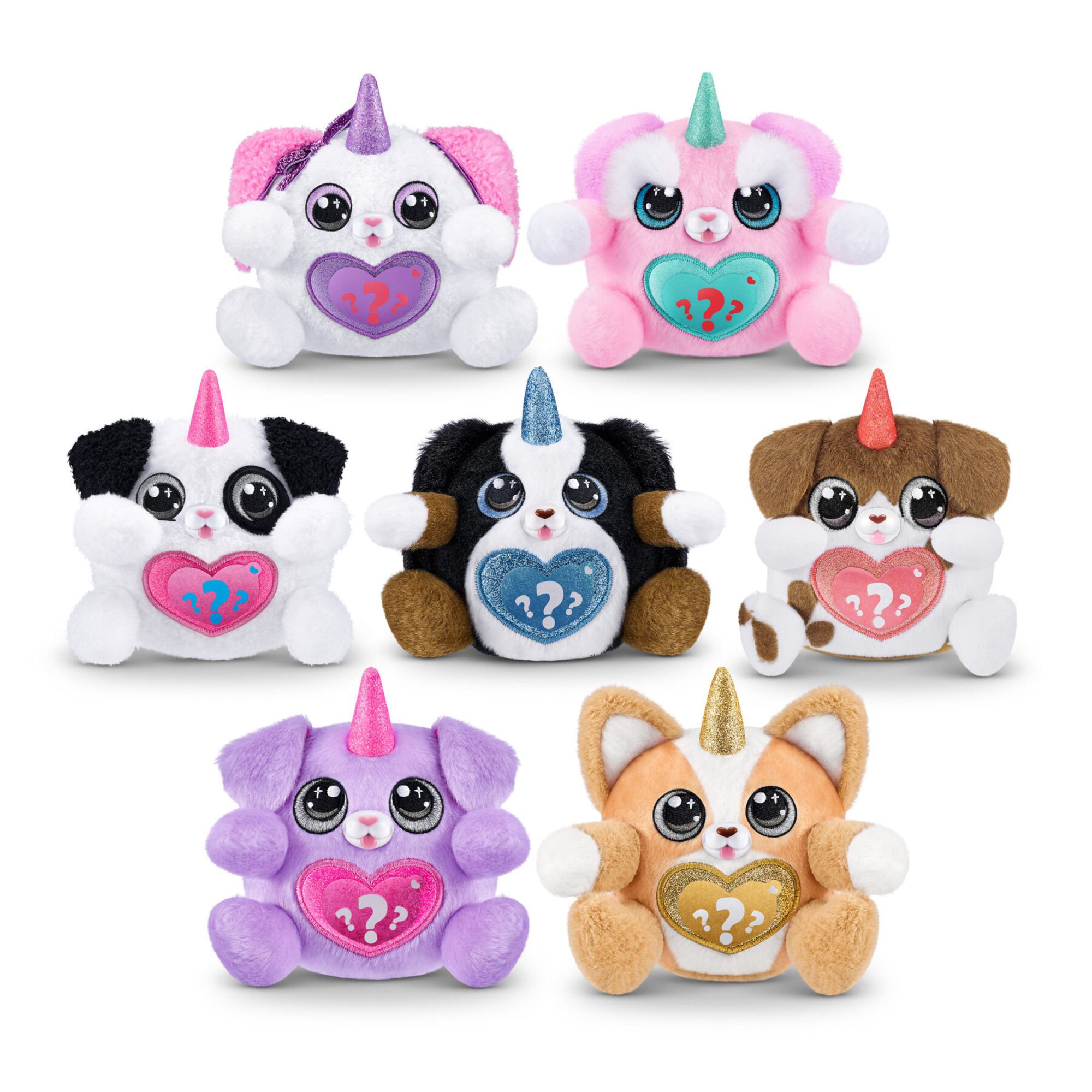 Rainbocorns puppycorn plush small s8: peluche cucciolo sorpresa - assortito - RAINBOCORNS