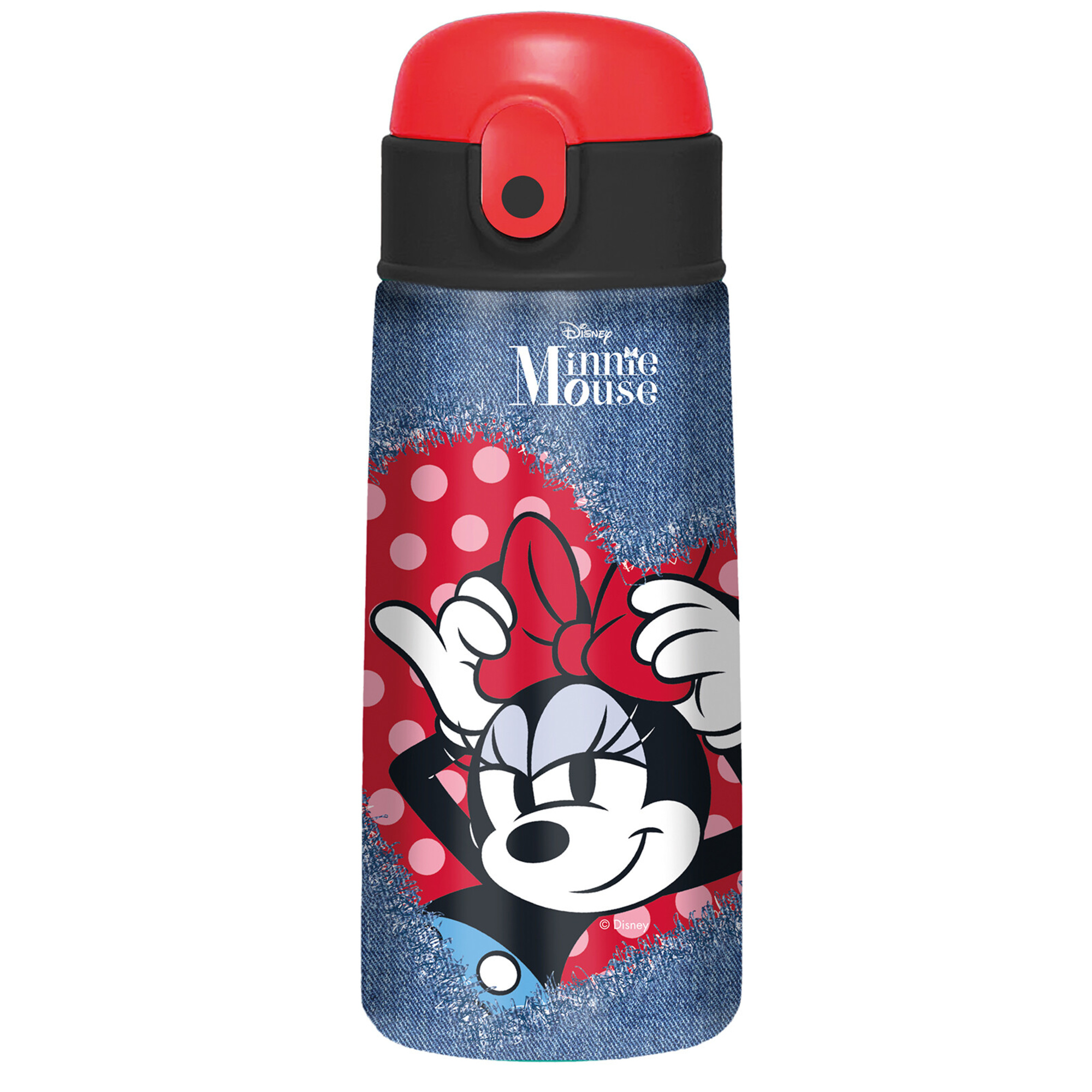 Borraccia minnie termica in acciaio con cannuccia - SEVEN, Minnie