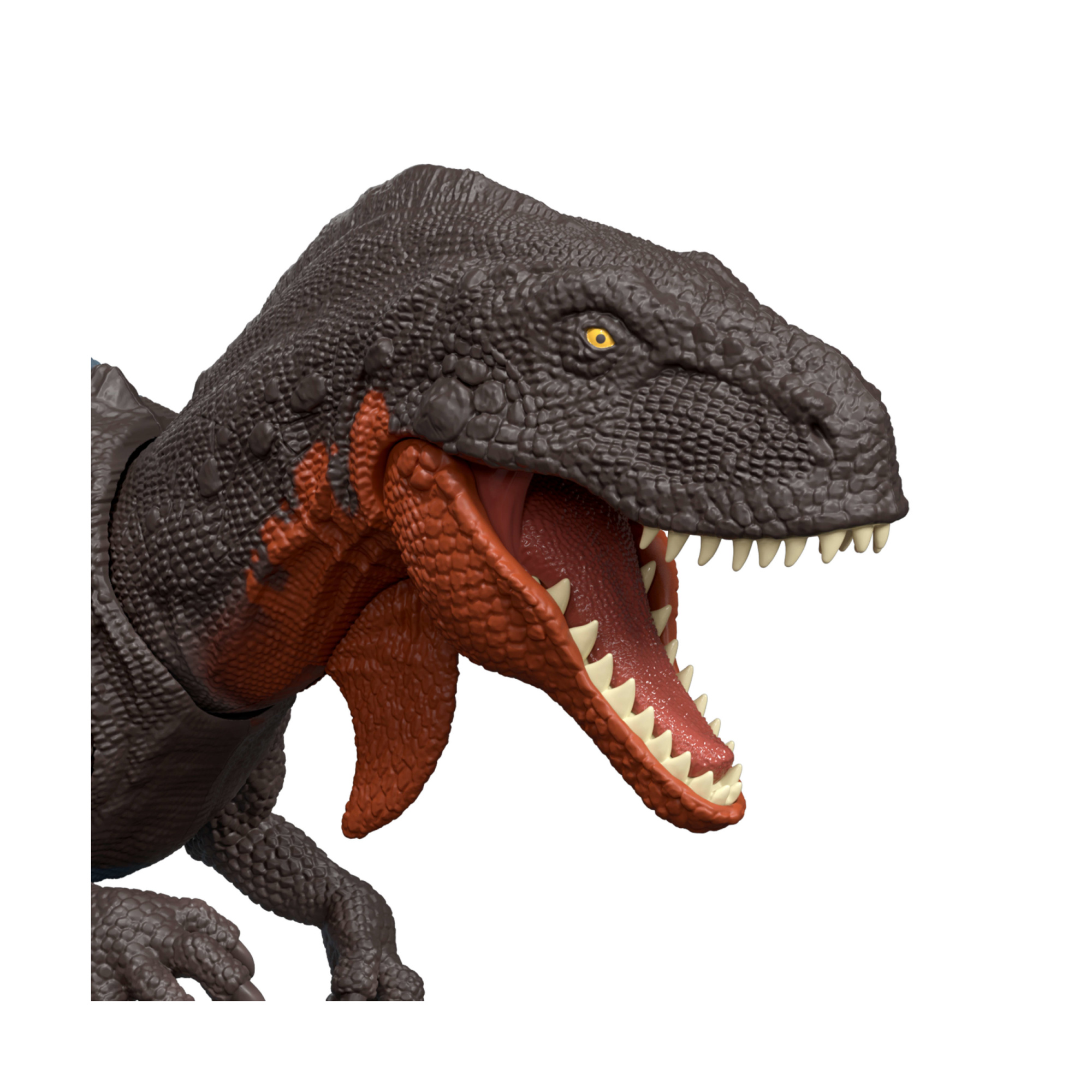 Mattel jurassic world la rinascita - abelisauro ruggito selvaggio, dinosauro snodato con suoni e morso multidirezionale azionato con la coda - Jurassic World