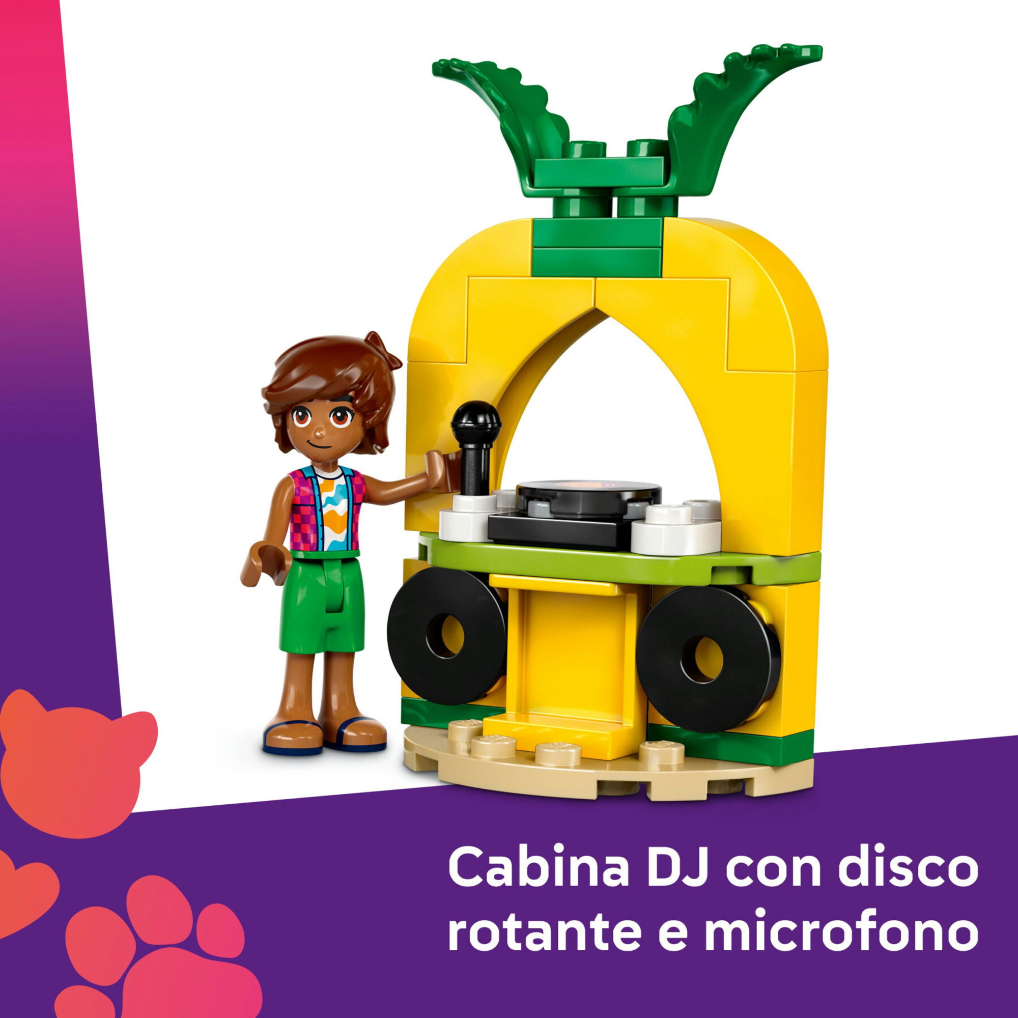 Lego friends 42658 pool party unicorno: 2 mini bamboline, gatto 5+ - LEGO FRIENDS