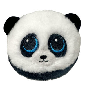 Ty beanie bouncers - checkers il panda con gli occhioni azzurri, teneri animaletti rimbalzanti tutti da collezionare, t83004 - TY