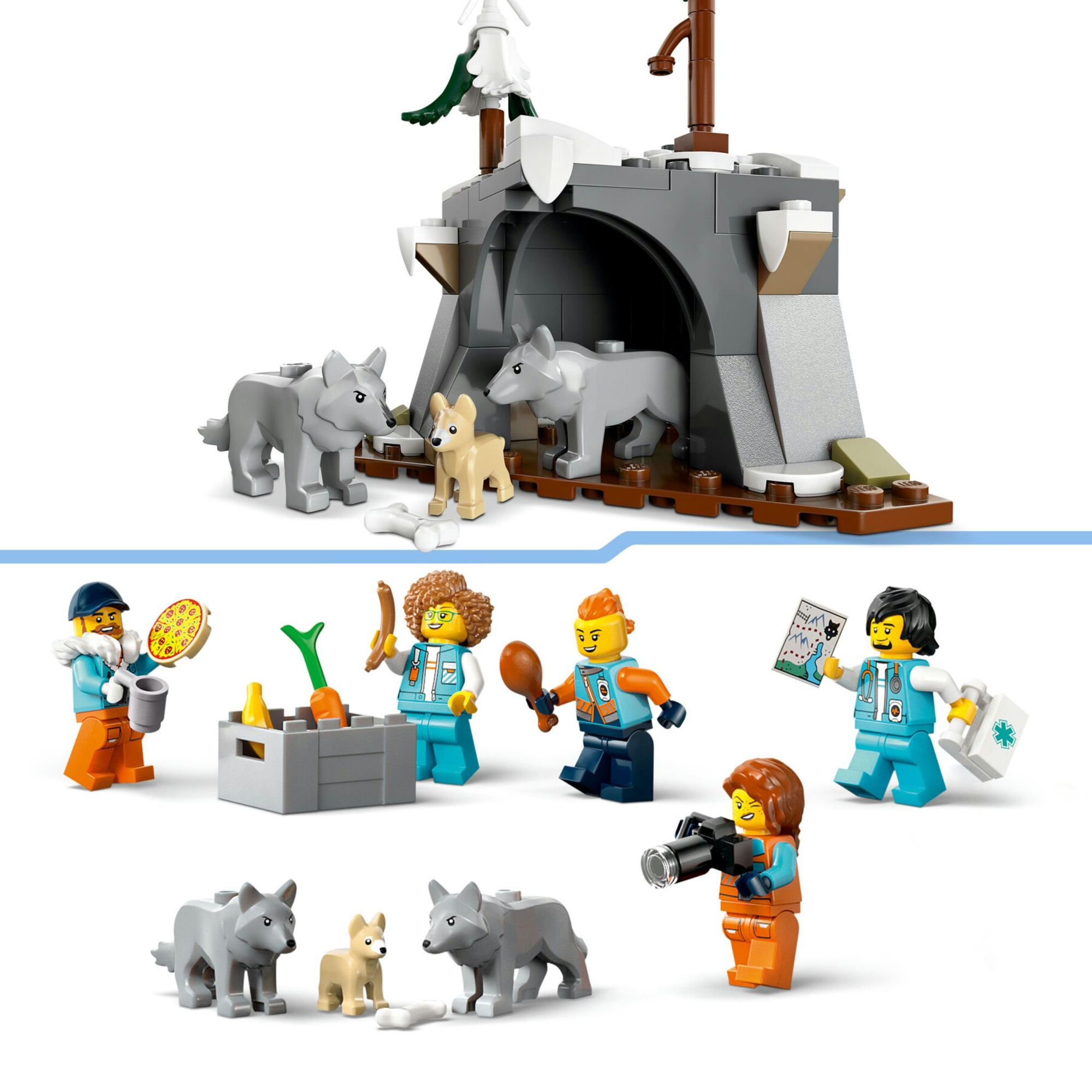 Lego city 60471 grande camion artico: laboratorio, motoslitta 8+ - Lego