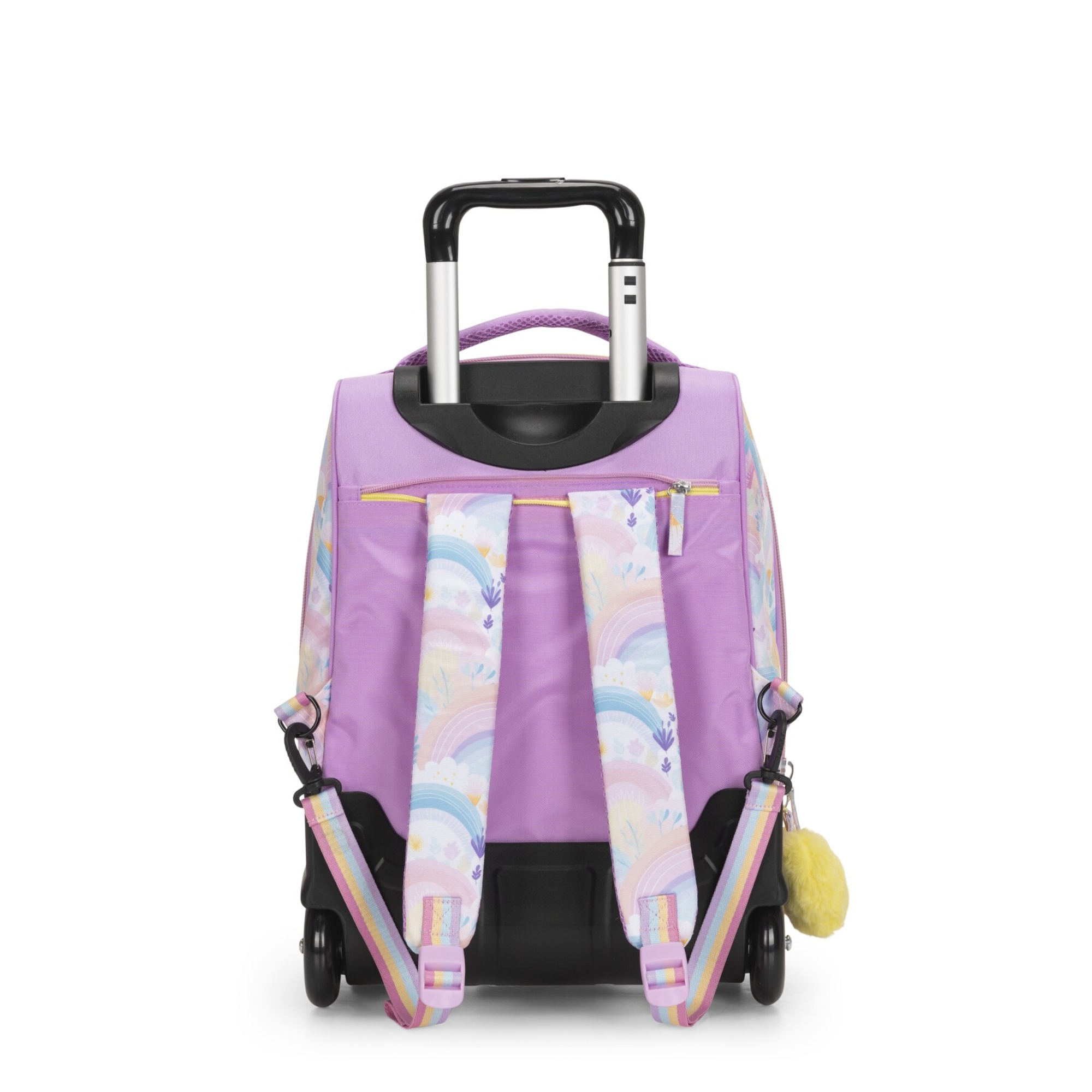 Zaino trolley scuola mofu mofu unicorno con spallacci a scomparsa e maniglia regolabile - 