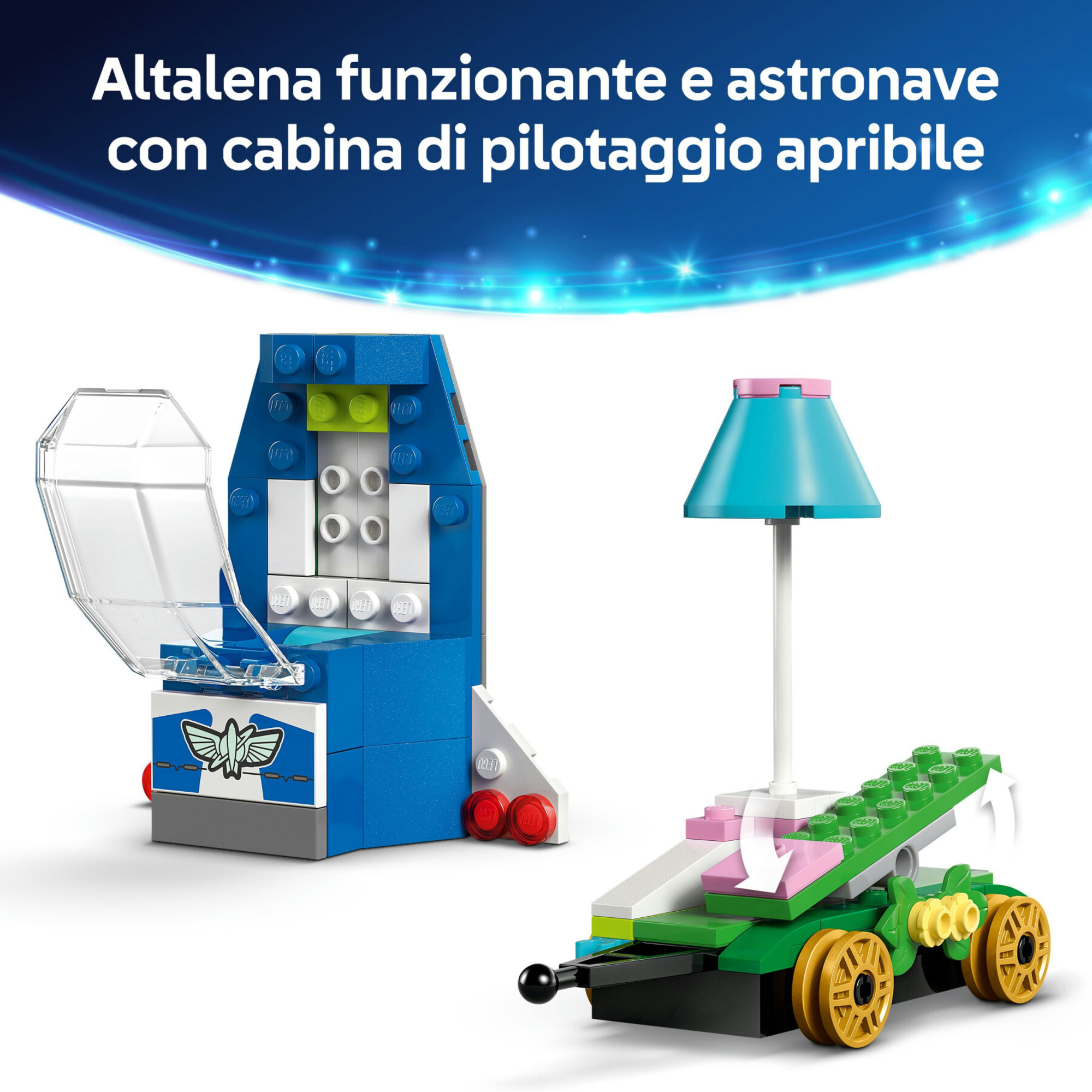Lego disney pixar 43264 toy story: treno rc, auto, 4 minifigure 4+ - Lego