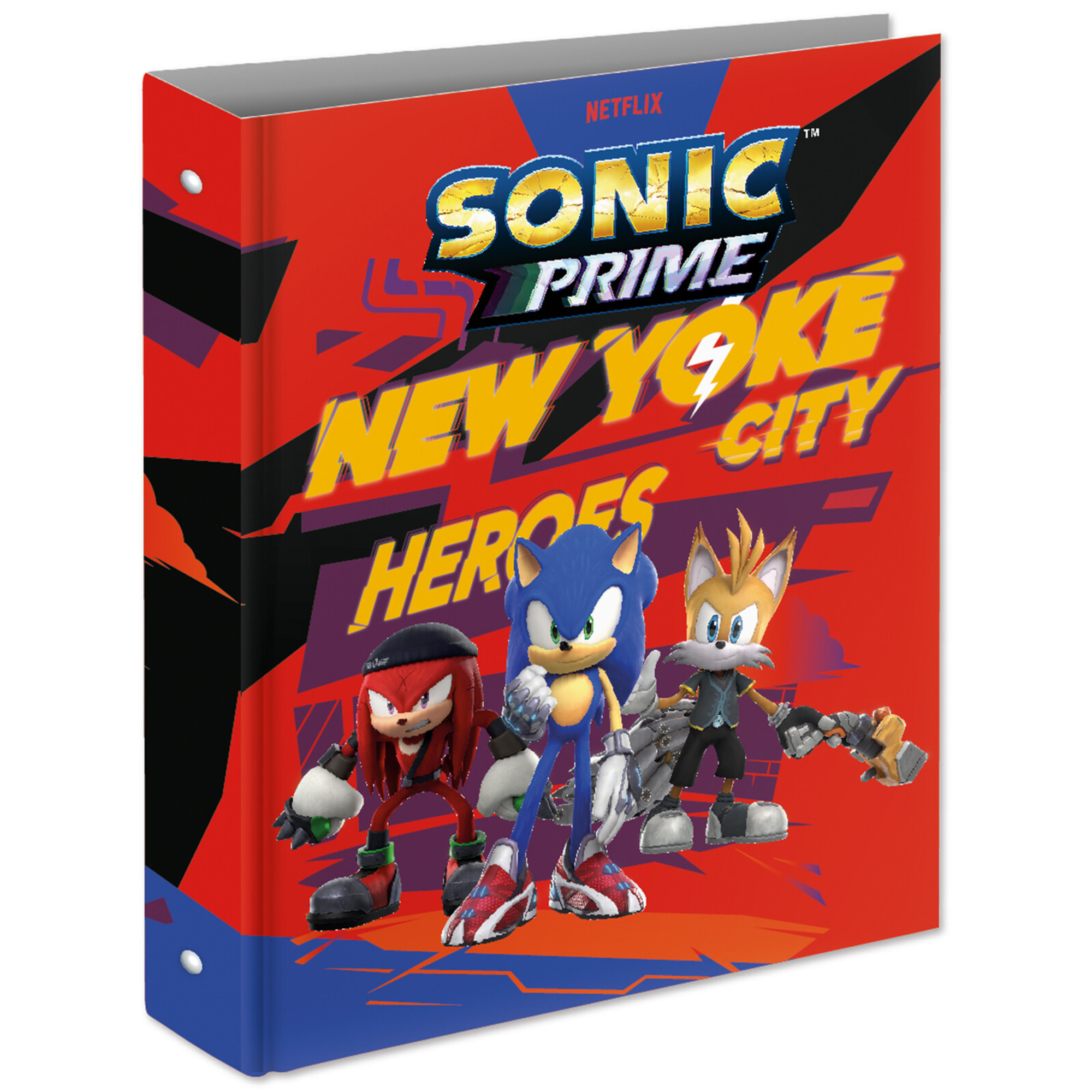 Raccoglitore anelli a4 maxi d30 # sonic prime - SEVEN, Sonic