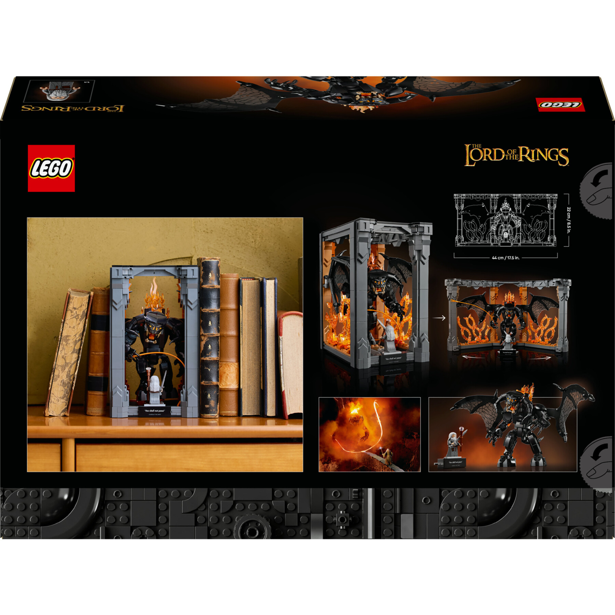 Lego icons – 10367 – book nook balrog il signore degli anelli - Jurassic World, LEGO JURASSIC WORLD, Lego