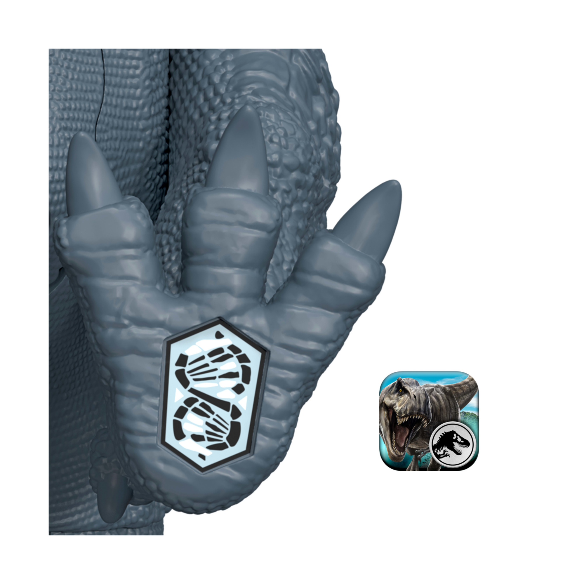 Mattel jurassic world la rinascita - abelisauro ruggito selvaggio, dinosauro snodato con suoni e morso multidirezionale azionato con la coda - Jurassic World