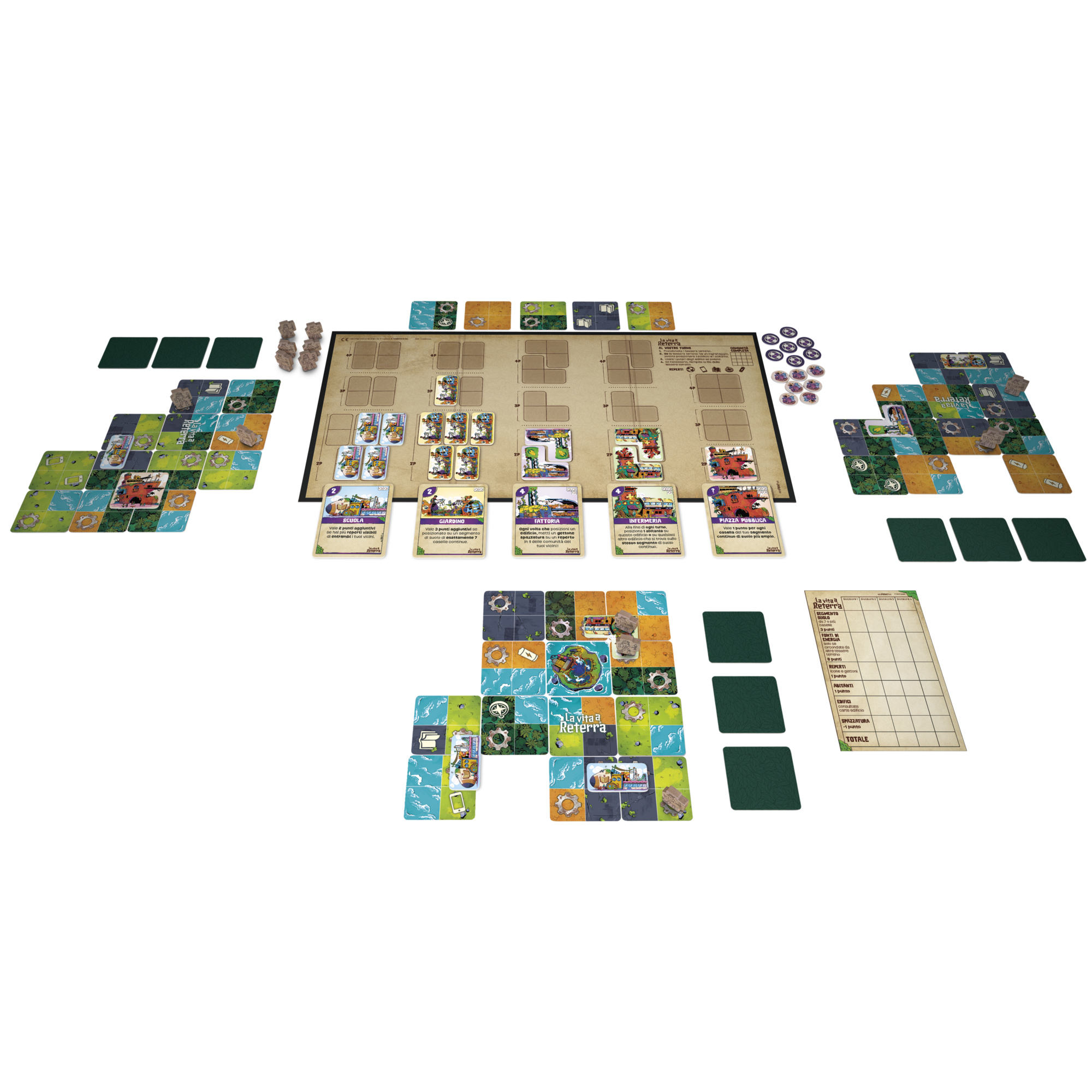 La vita a reterra, gioco da tavolo di strategia - dai 10 anni in su - da 2 a 4 giocatori - 35 min. circa - giochi per adulti e famiglie - HASBRO GAMING