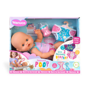 Nenuco popò,  bambola 35 cm, dandole da bere magicamente farà la popò! - NENUCO