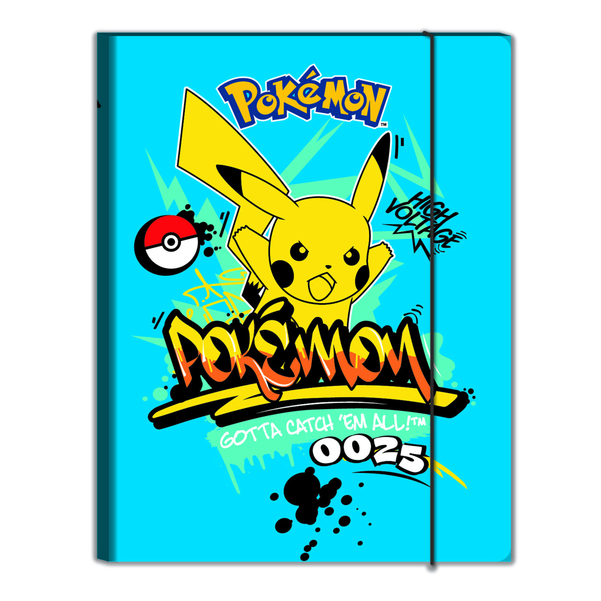 Cartellina con elastico ds01 # pokemon - POKEMON, SEVEN
