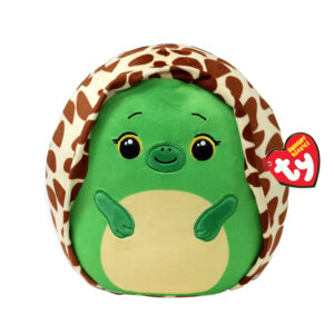 Turbo la tartaruga, morbido cuscino di peluche con occhioni gialli, idea regalo per grandi e piccini, tutti da collezionare - 22 cm - t39396 - TY