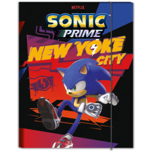 Cartellina con elastico ds01 # sonic prime - SEVEN, Sonic