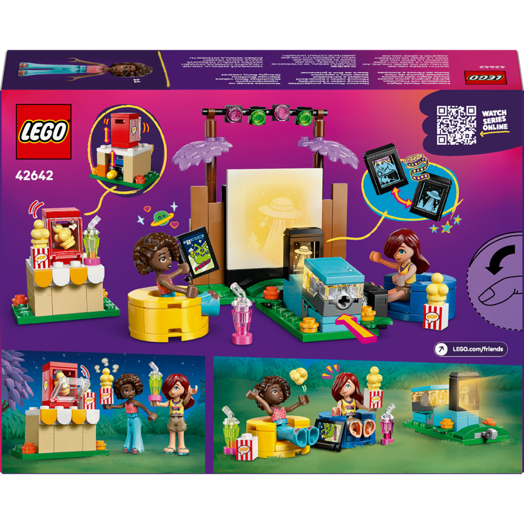 Lego friends 42642 movie night amicizia: 2 mini bamboline 6+ - LEGO FRIENDS