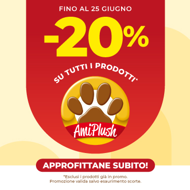 20% SU TUTTI I PRODOTTI AMIPLUSH