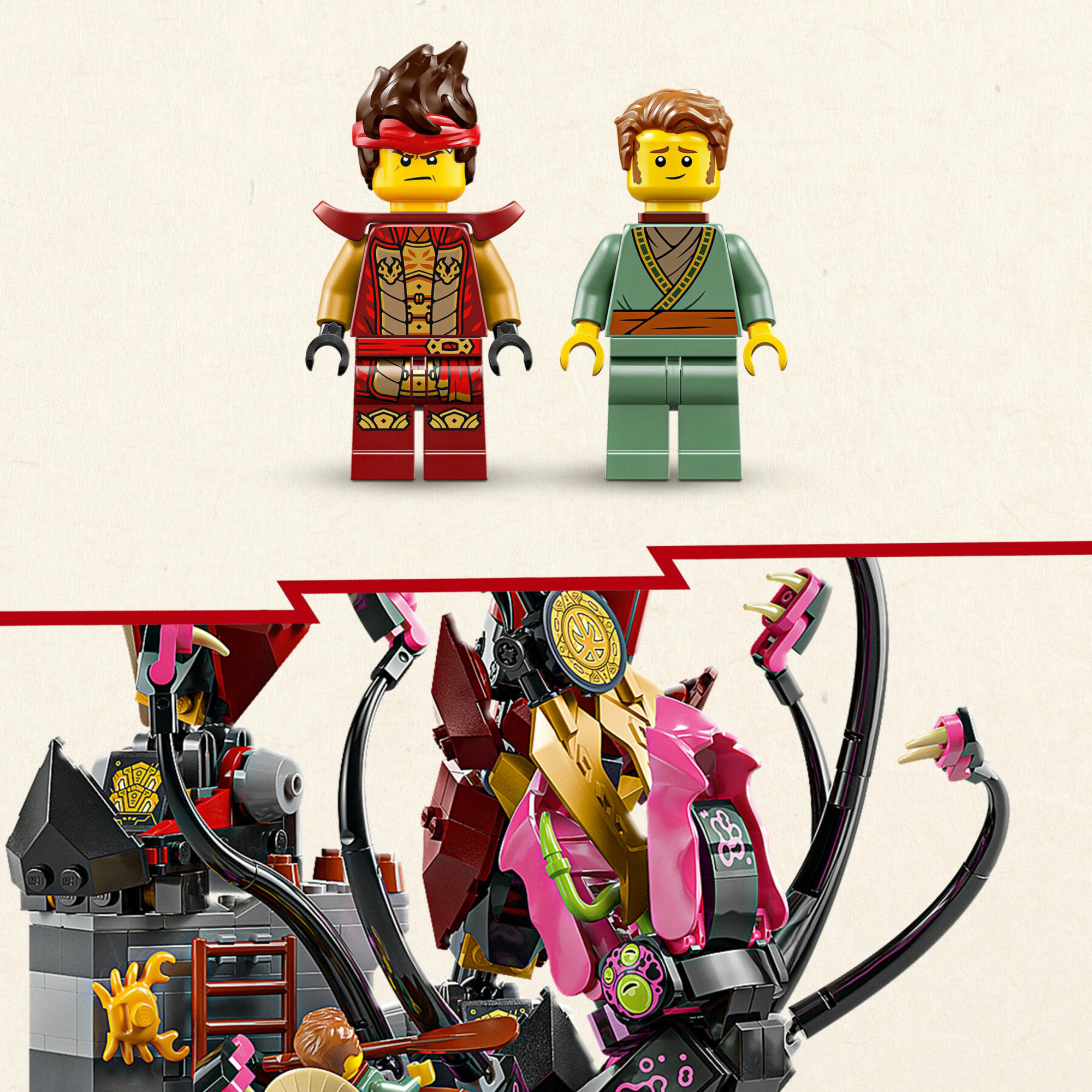 Lego ninjago 71846 mech cavaliere fuoco: robot, minifigure 14+ - Lego