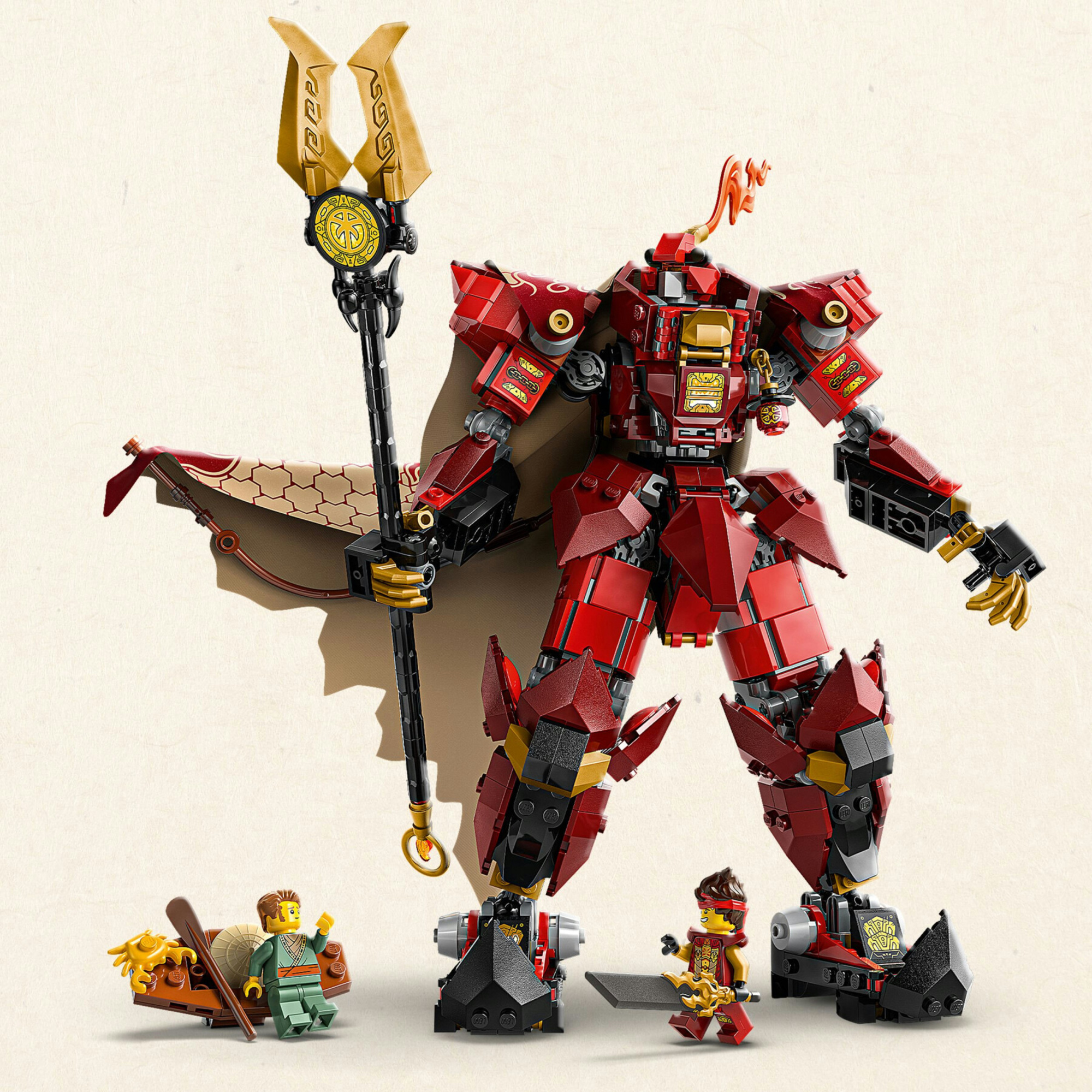 Lego ninjago 71846 mech cavaliere fuoco: robot, minifigure 14+ - Lego