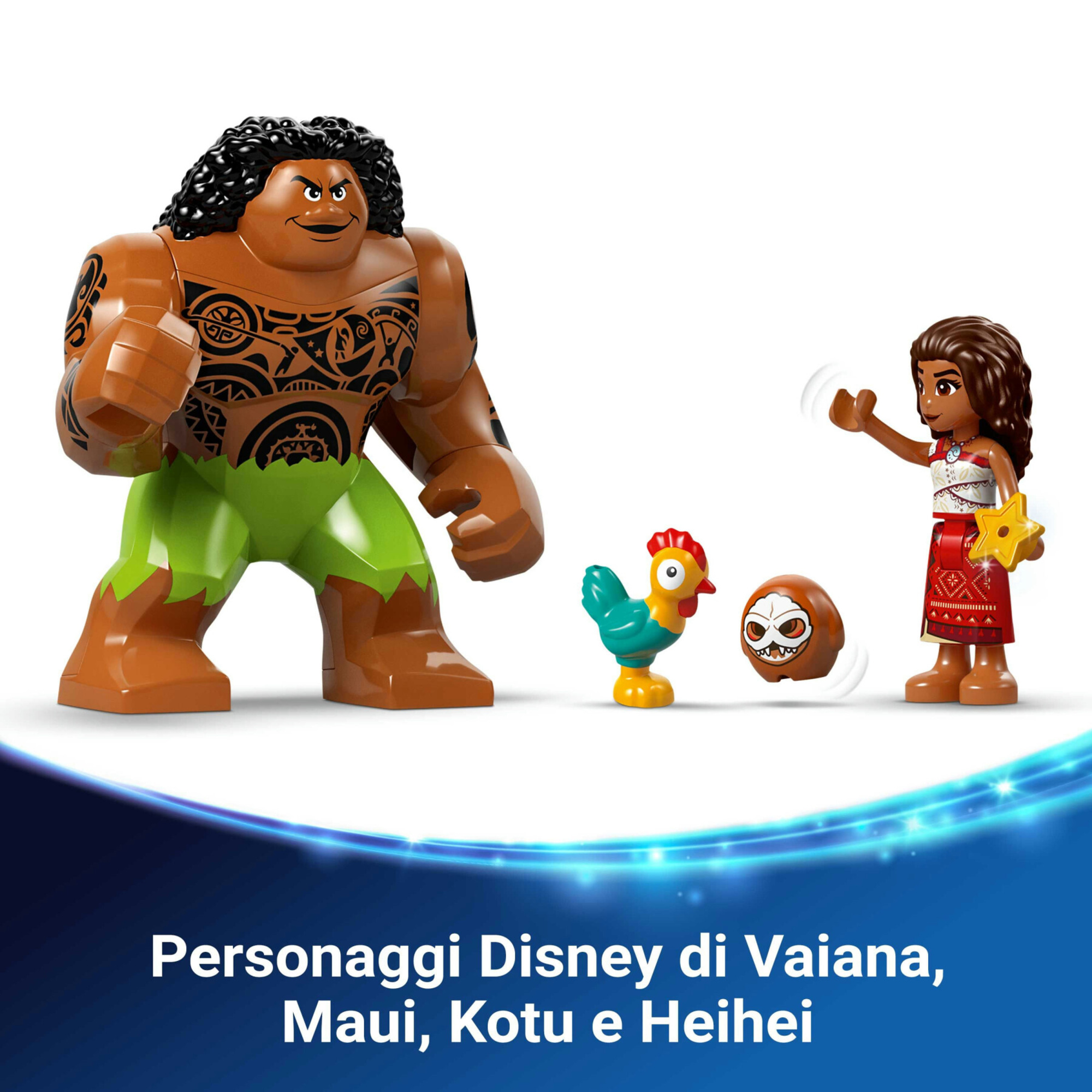 Lego disney oceania 2 43258: barcone kakamora, costruzioni 7+ - Lego
